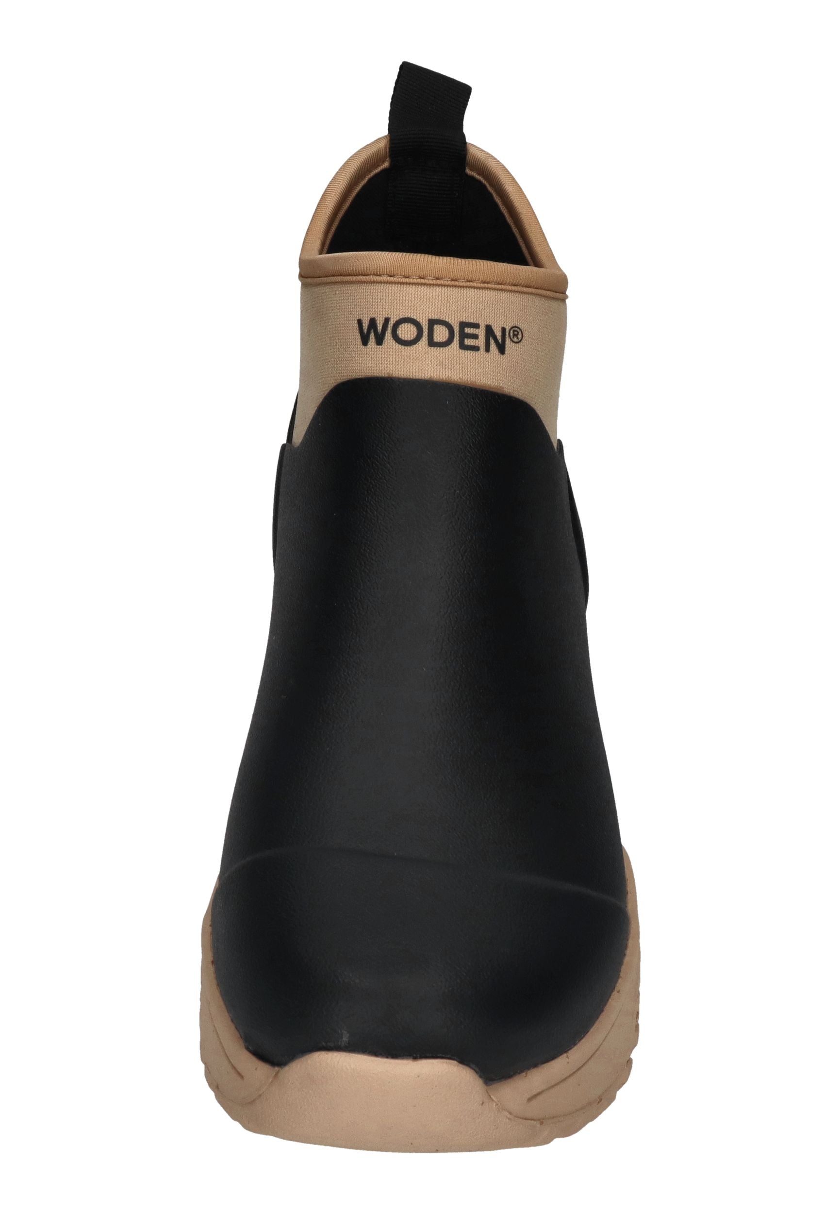 WODEN Damen Gummistiefel IRENE WATERPROOF black coffee cream