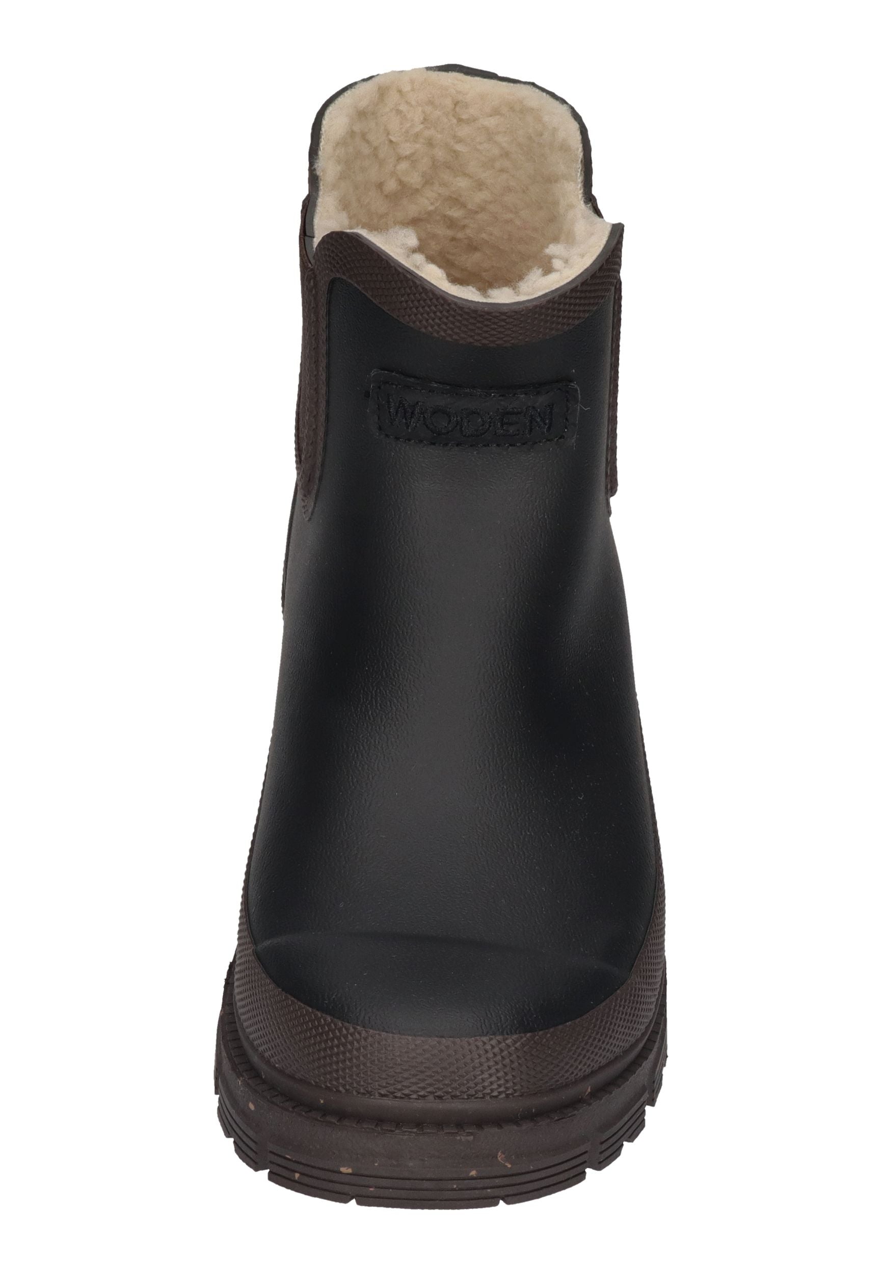 WODEN Damen Gummistiefel LIV WARM WATERPROOF black chocolate
