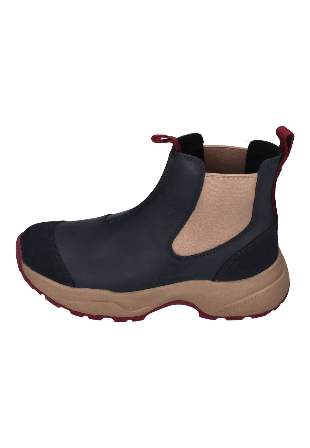 WODEN Damen Gummistiefel SIRI WATERPROOF dark navy taupe