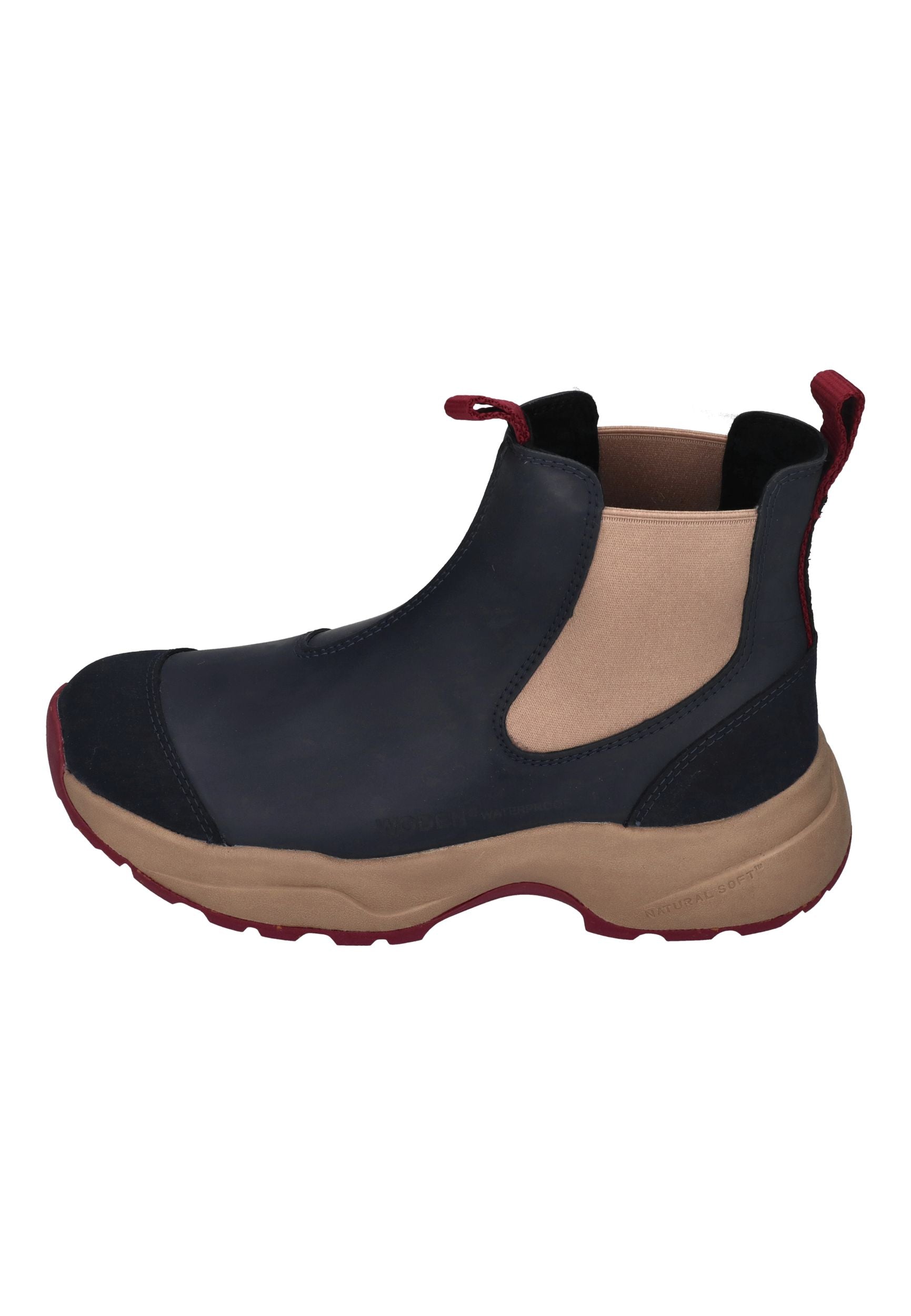 WODEN Damen Gummistiefel SIRI WATERPROOF dark navy taupe