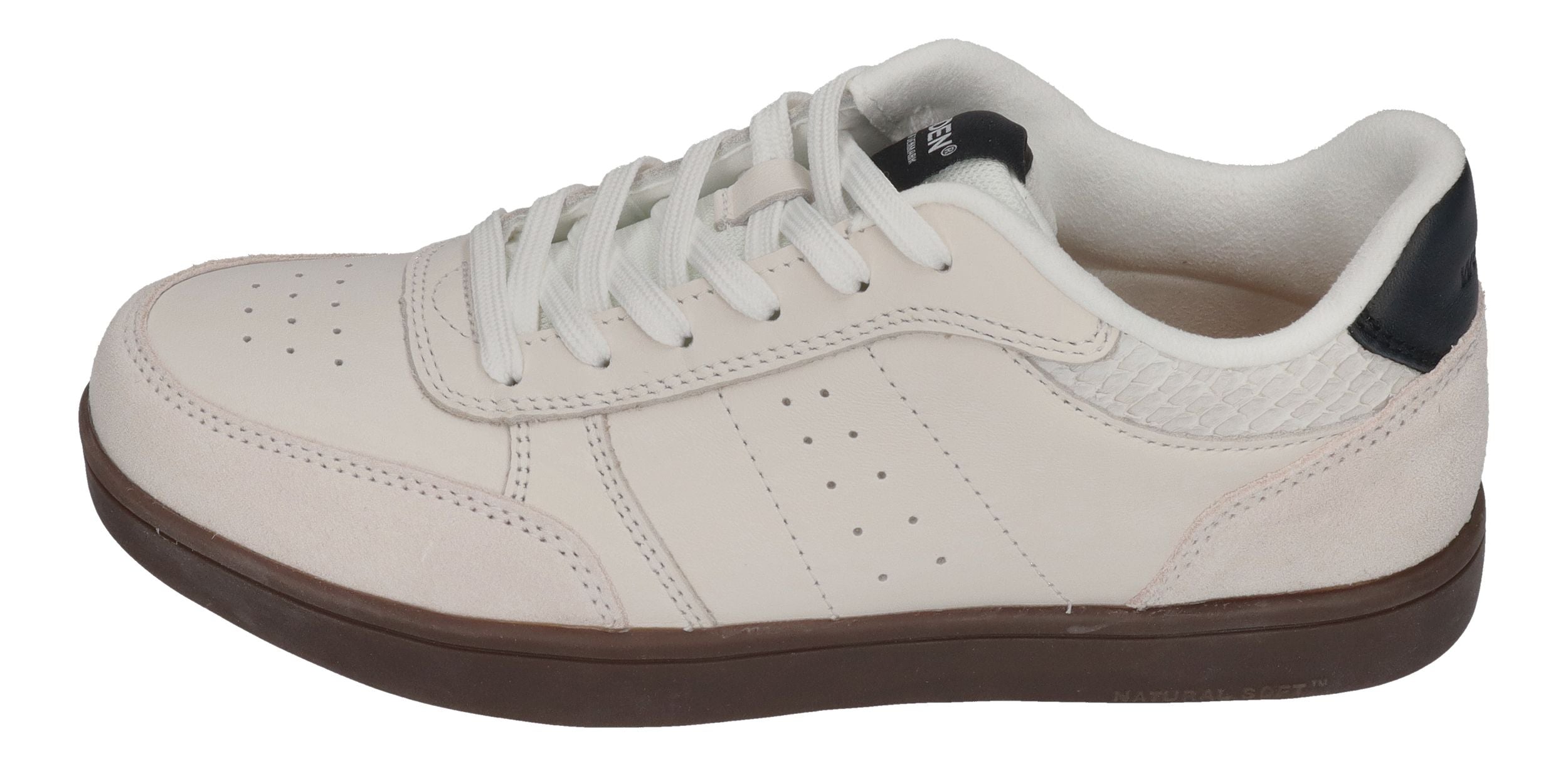 WODEN Damen Sneakers BJORK MIX WL646 Blanc de Blanc Black