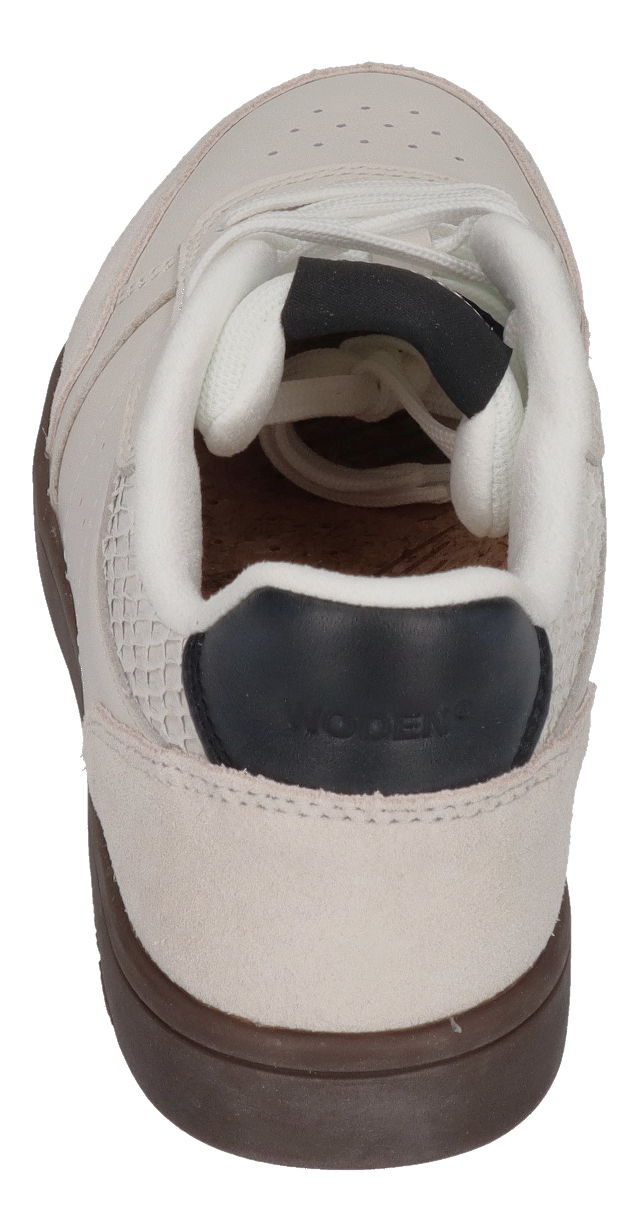 WODEN Damen Sneakers BJORK MIX WL646 Blanc de Blanc Black