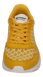 WODEN Damen Sneakers YDUN OPEN MESH WL016 banana