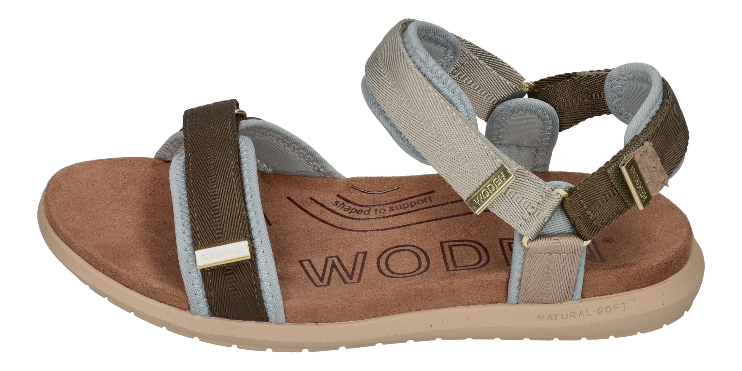 WODEN Damenschuhe Sandalen - LINE LITE WL587 - stone multi