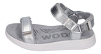 WODEN Damenschuhe Sandalen - LINE METALLIC WL714 - silver