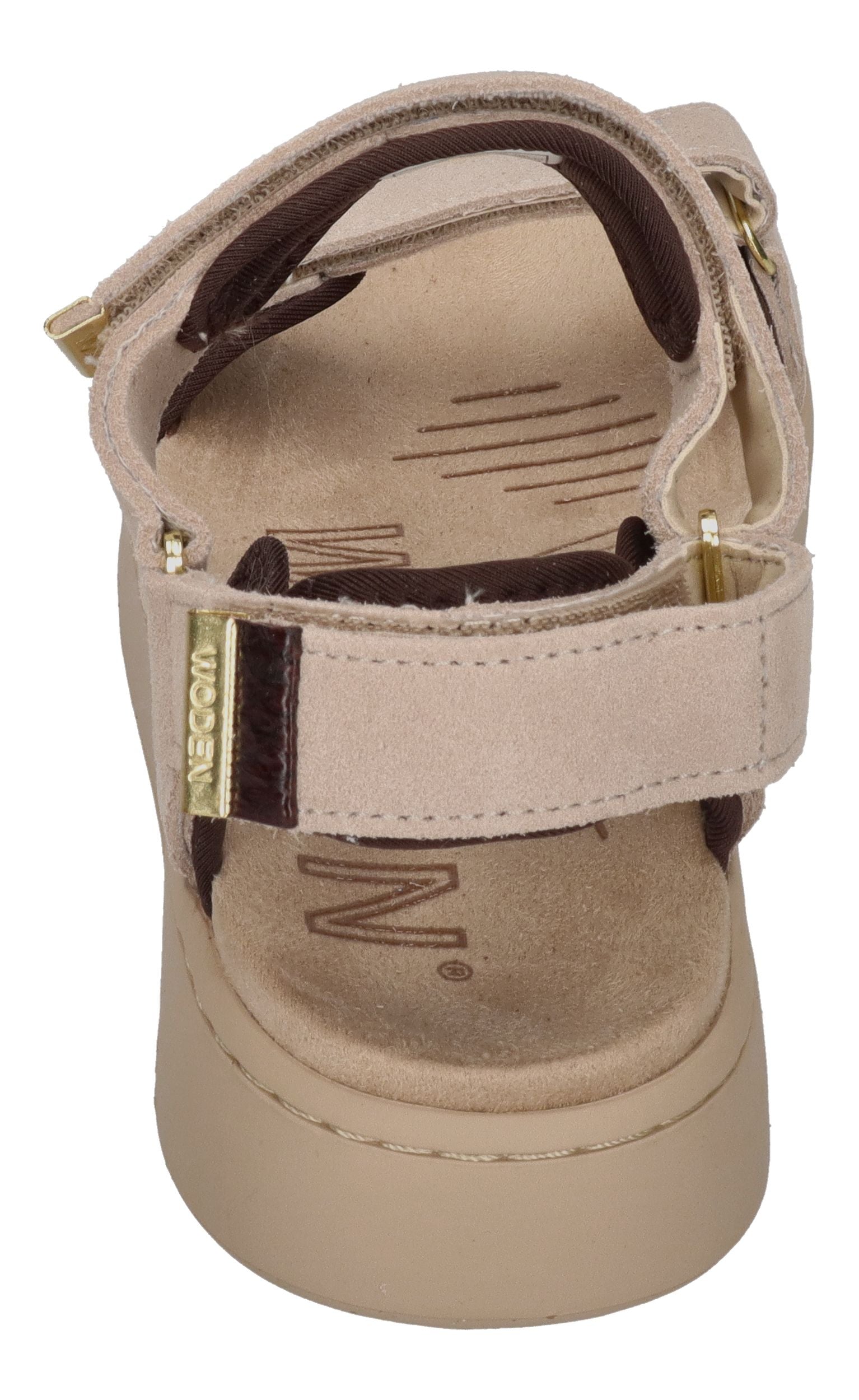WODEN Damenschuhe Sandalen - LINE SUEDE WL932 - coffee cream