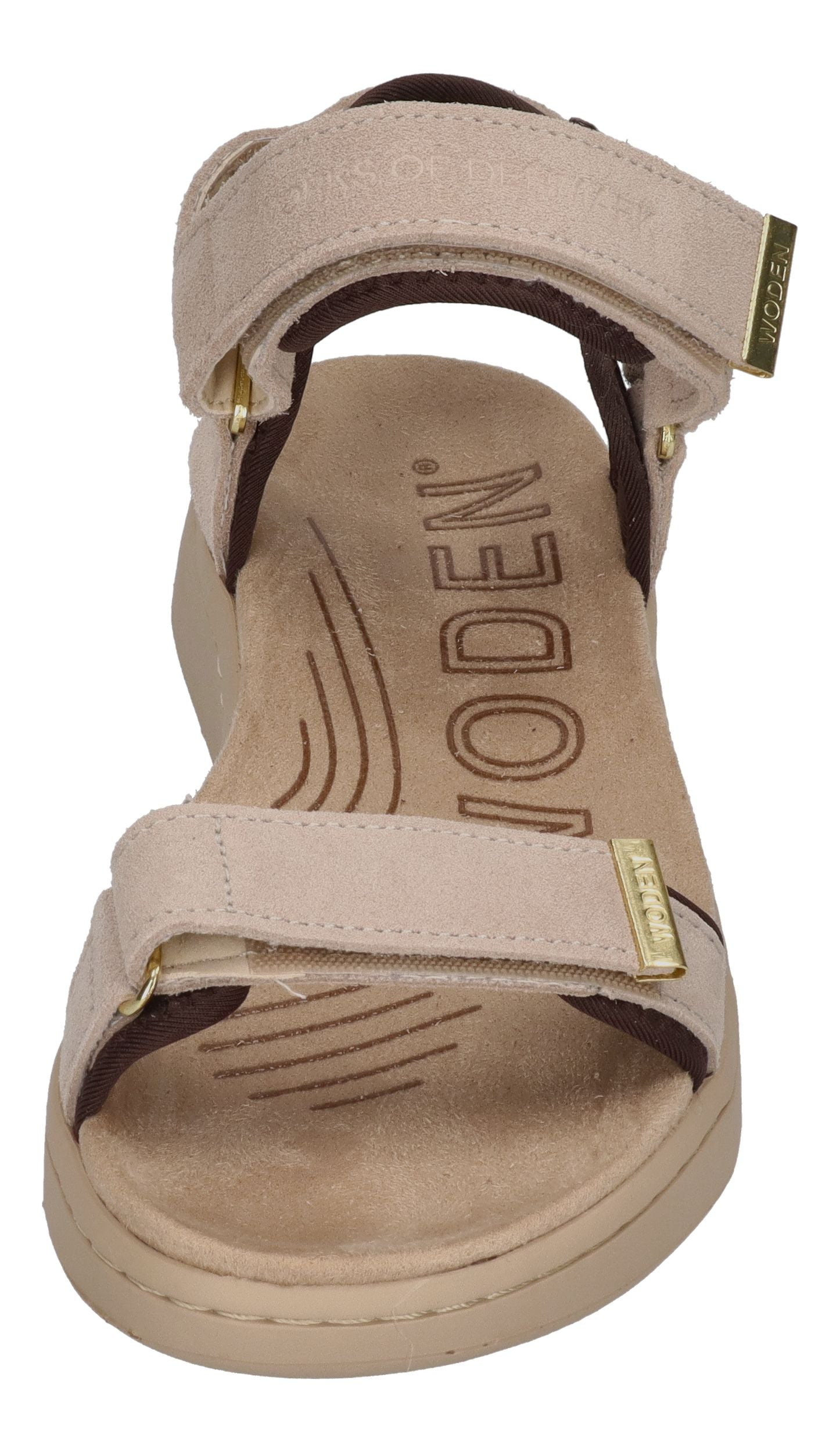 WODEN Damenschuhe Sandalen - LINE SUEDE WL932 - coffee cream