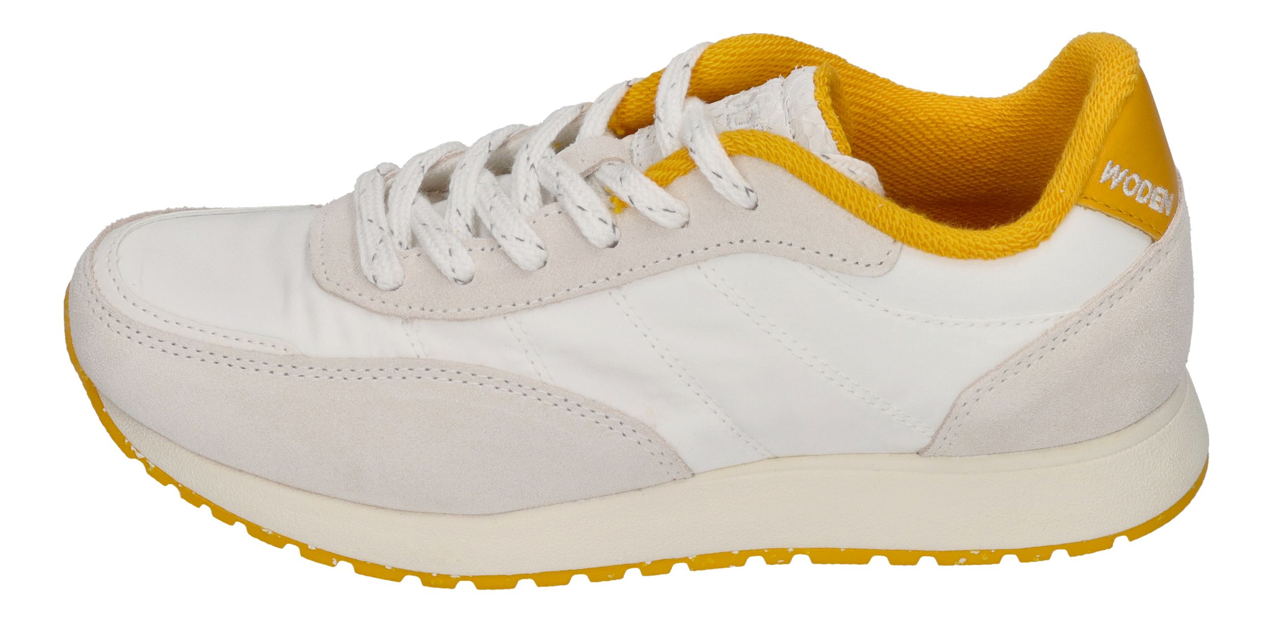 WODEN Damensneakers NELLIE VINTAGE WL981 Blanc Old Gold