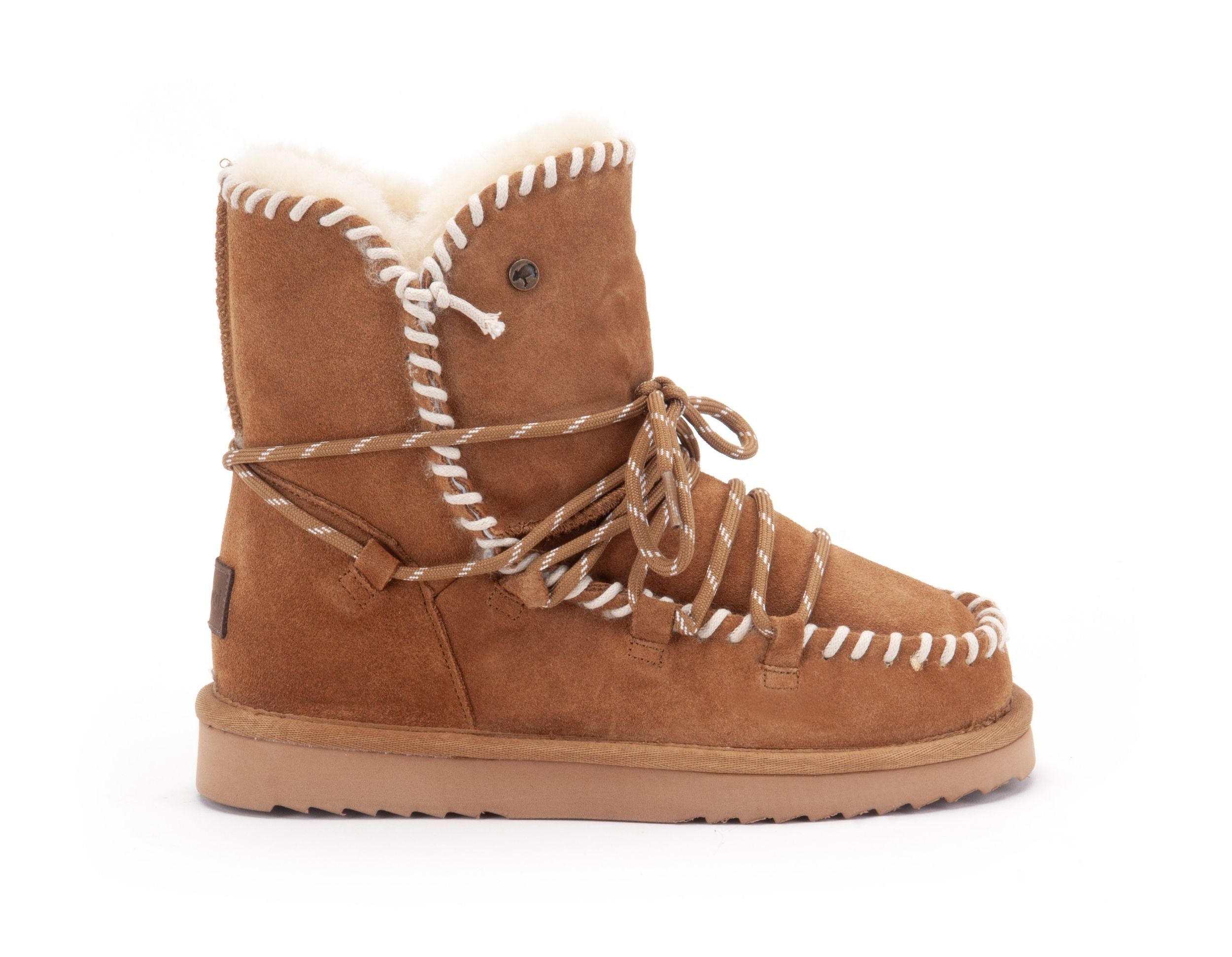 WARMBAT Damenstiefel Boot WATURRA cognac