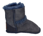 WARMBAT Babyschuhe Schaffell - HAY BABY BOOTIE - navy-3