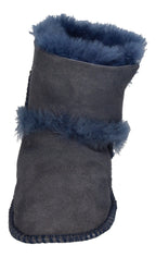 WARMBAT Babyschuhe Schaffell - HAY BABY BOOTIE - navy-2