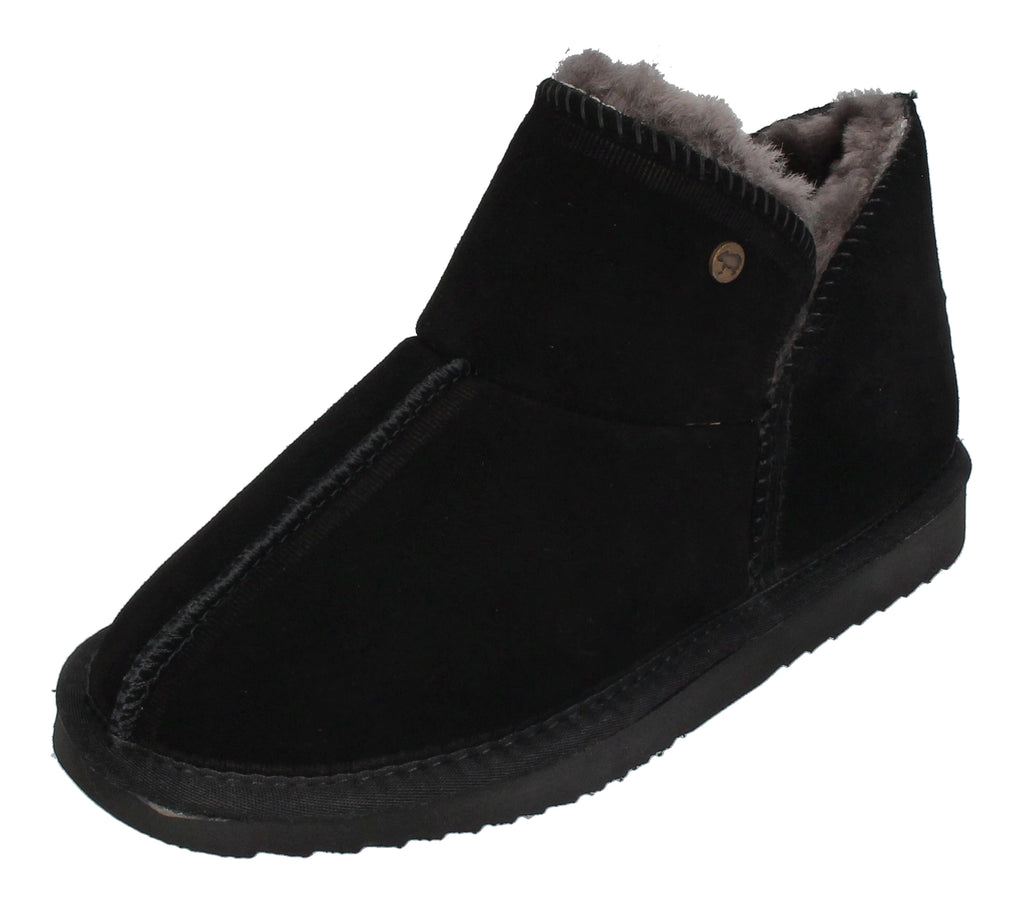 WARMBAT - Damenschuhe Schaffell Booties WILLOW - black-0