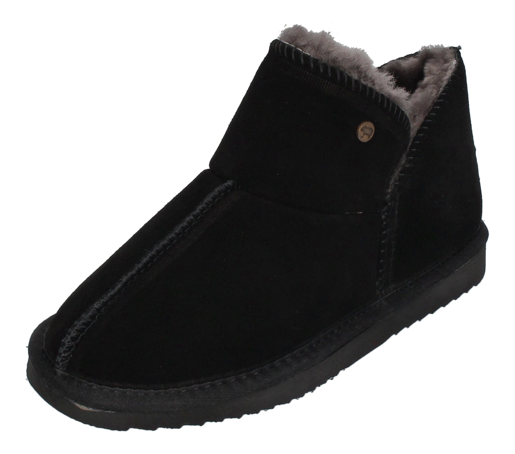 WARMBAT - Damenschuhe Schaffell Booties WILLOW - black-0
