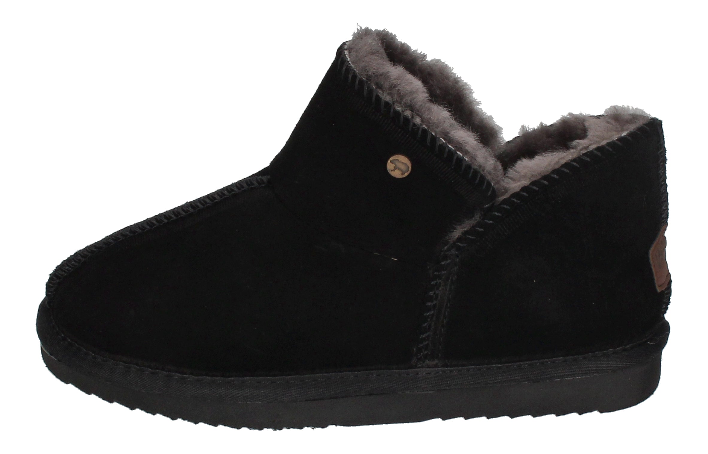 WARMBAT - Damenschuhe Schaffell Booties WILLOW - black-1