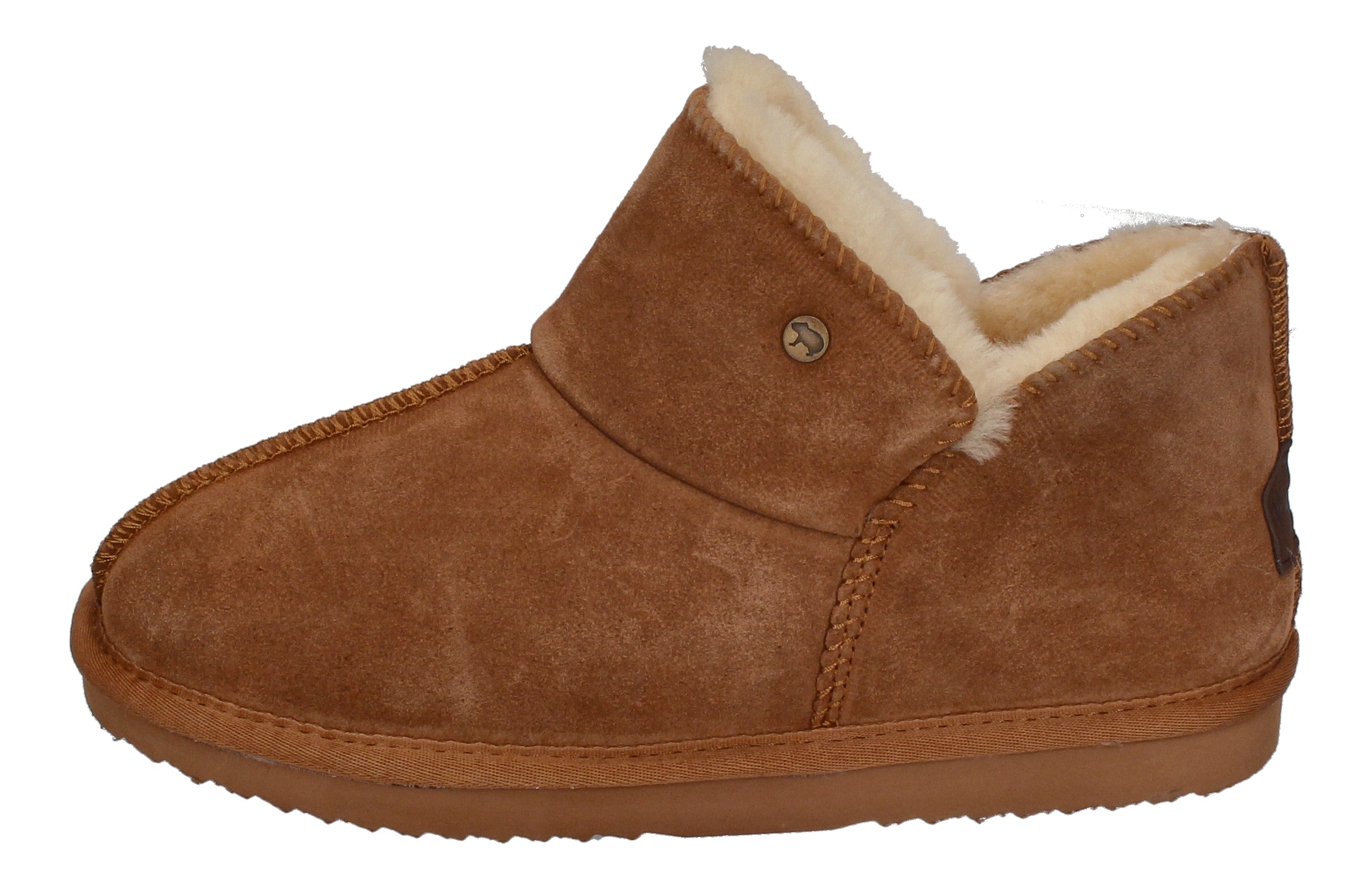 WARMBAT Damenschuhe Schaffell Booties WILLOW - cognac-1