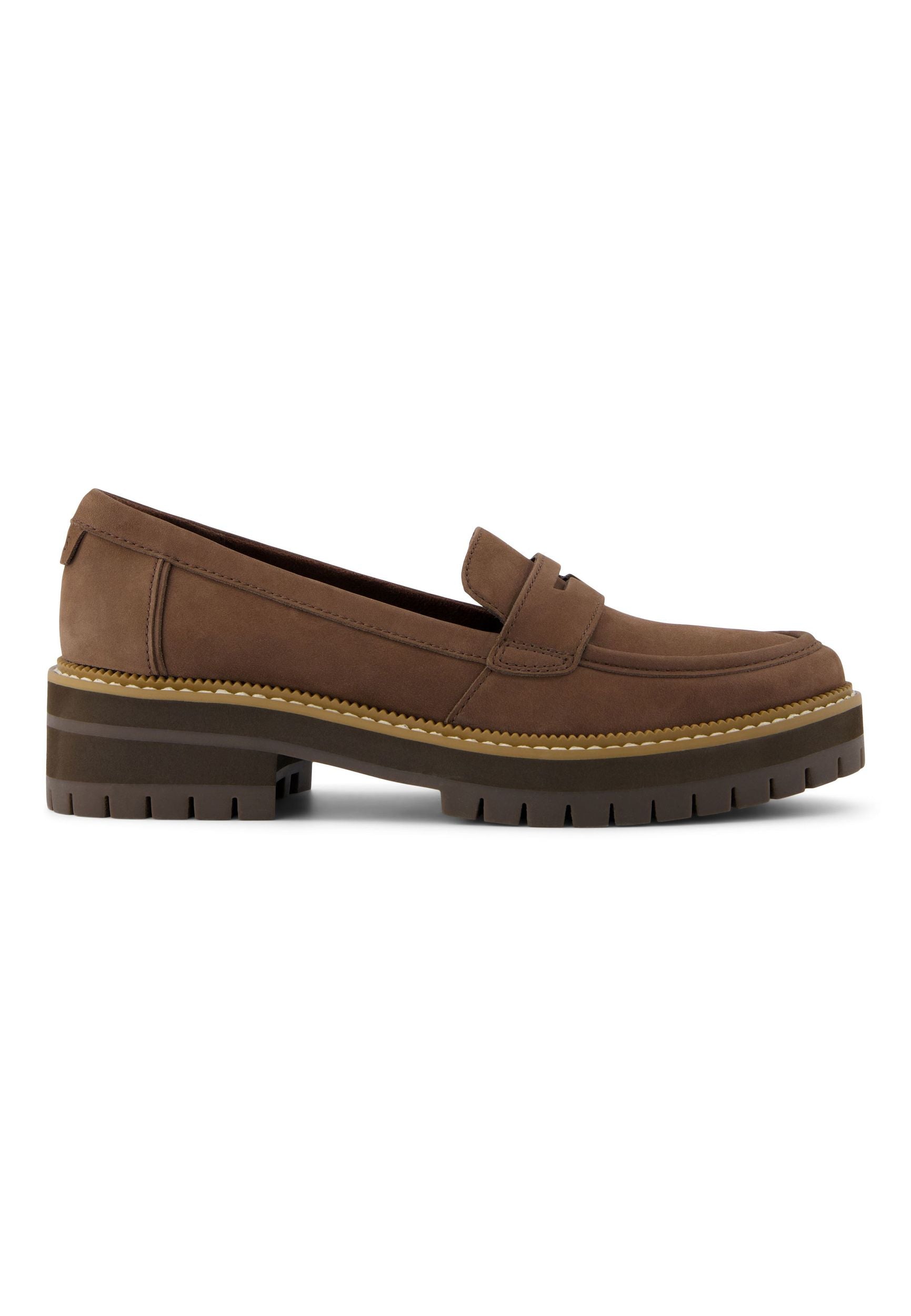 TOMS Damenschuhe CARA WIDE LOAFER  10022597 oak brown