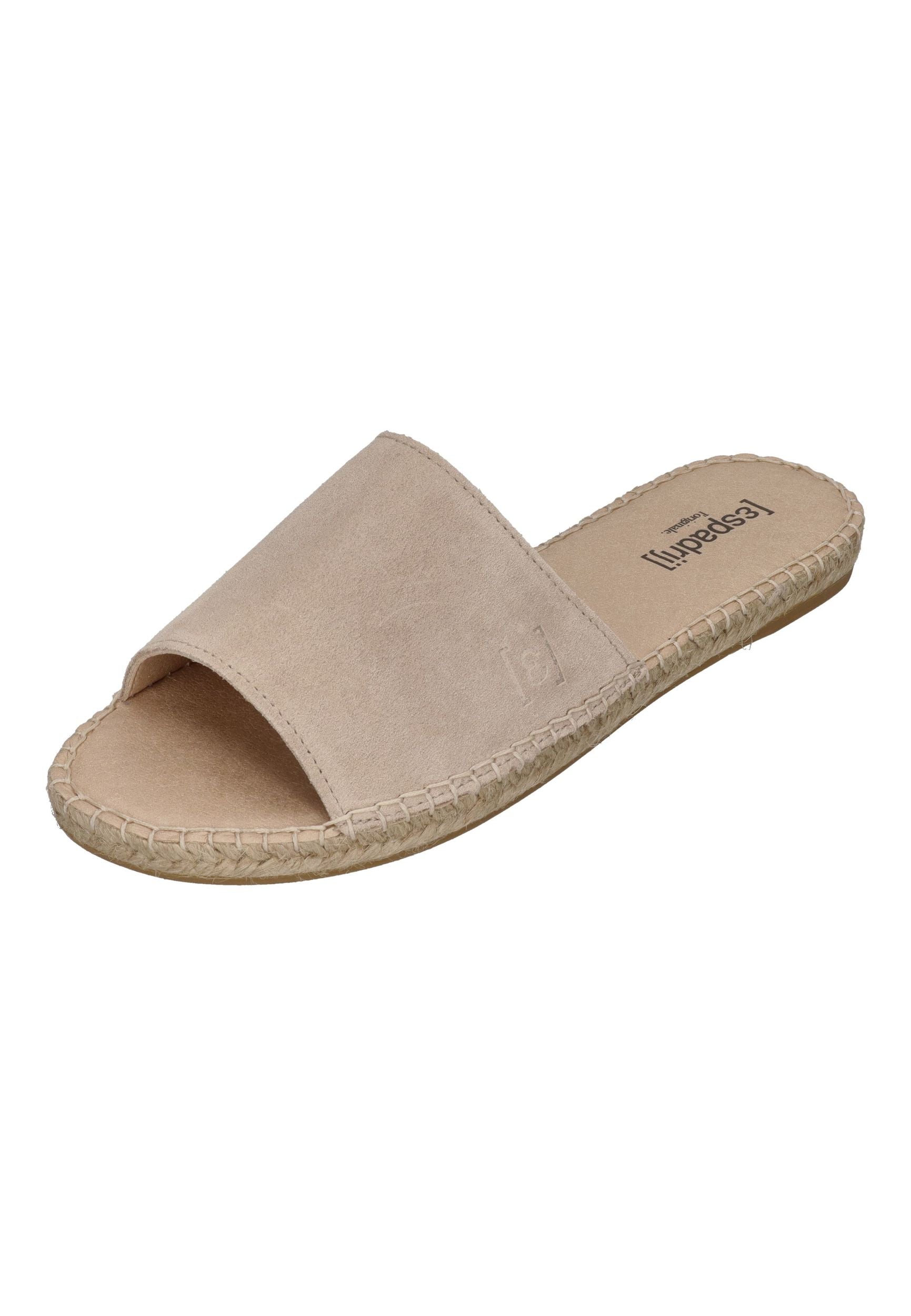 ESPADRIJ L'ORIGINALE Pantolette - PLAGE VELOUR - beige
