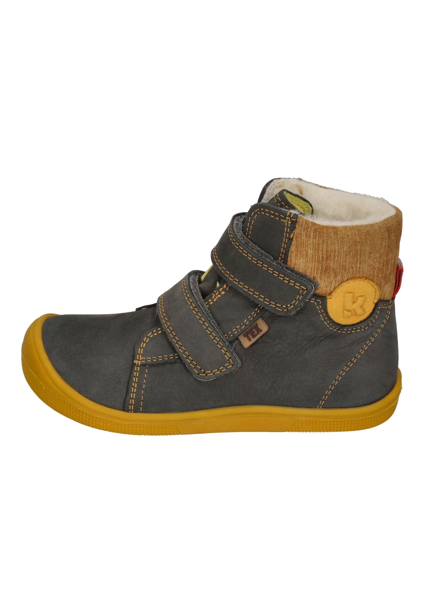 KOEL Barefoot Kinderstiefel - DEAN WOOL - dark grey