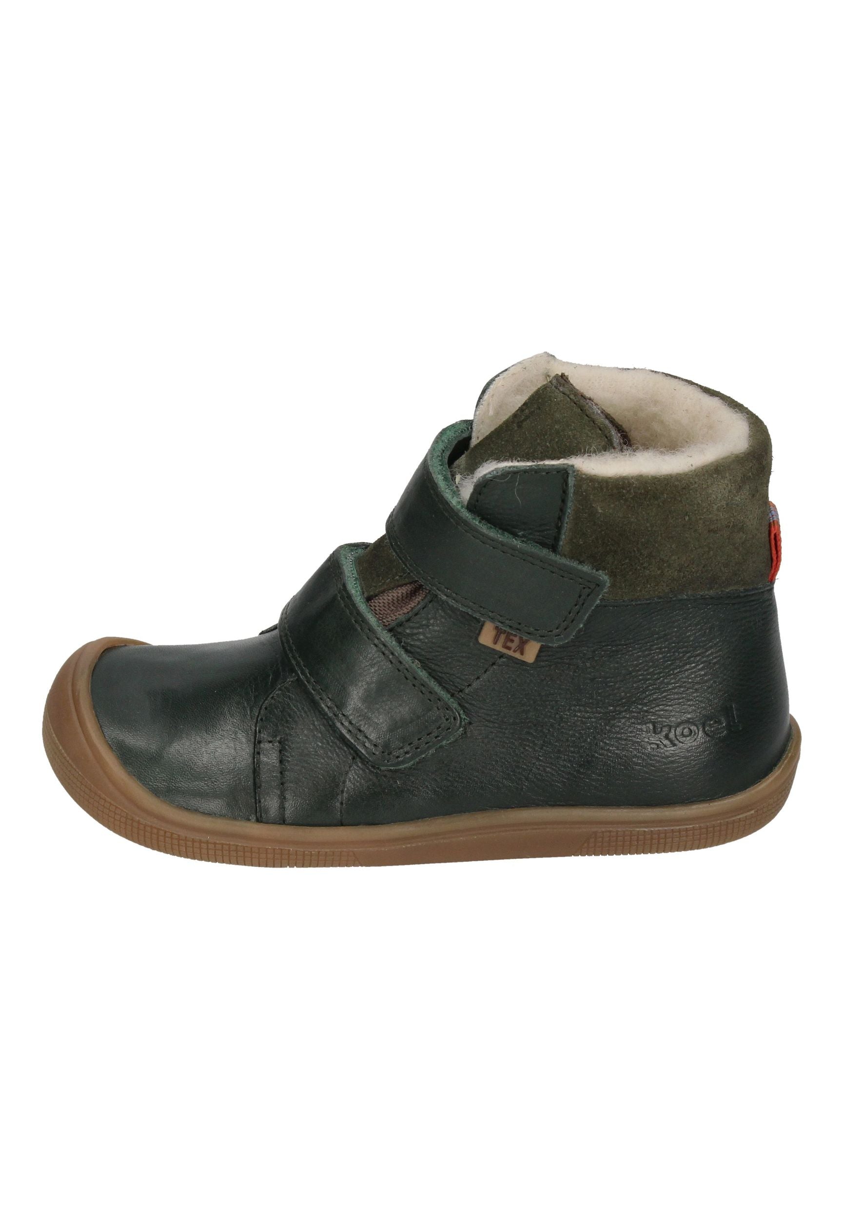 KOEL Barefoot Kinderstiefel - EMIL NAPA WOOL - green