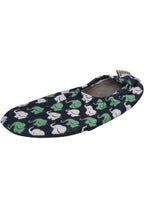 SLIPSTOP Hausschuhe Badeschuhe ANDY Elefanten dunkelblau