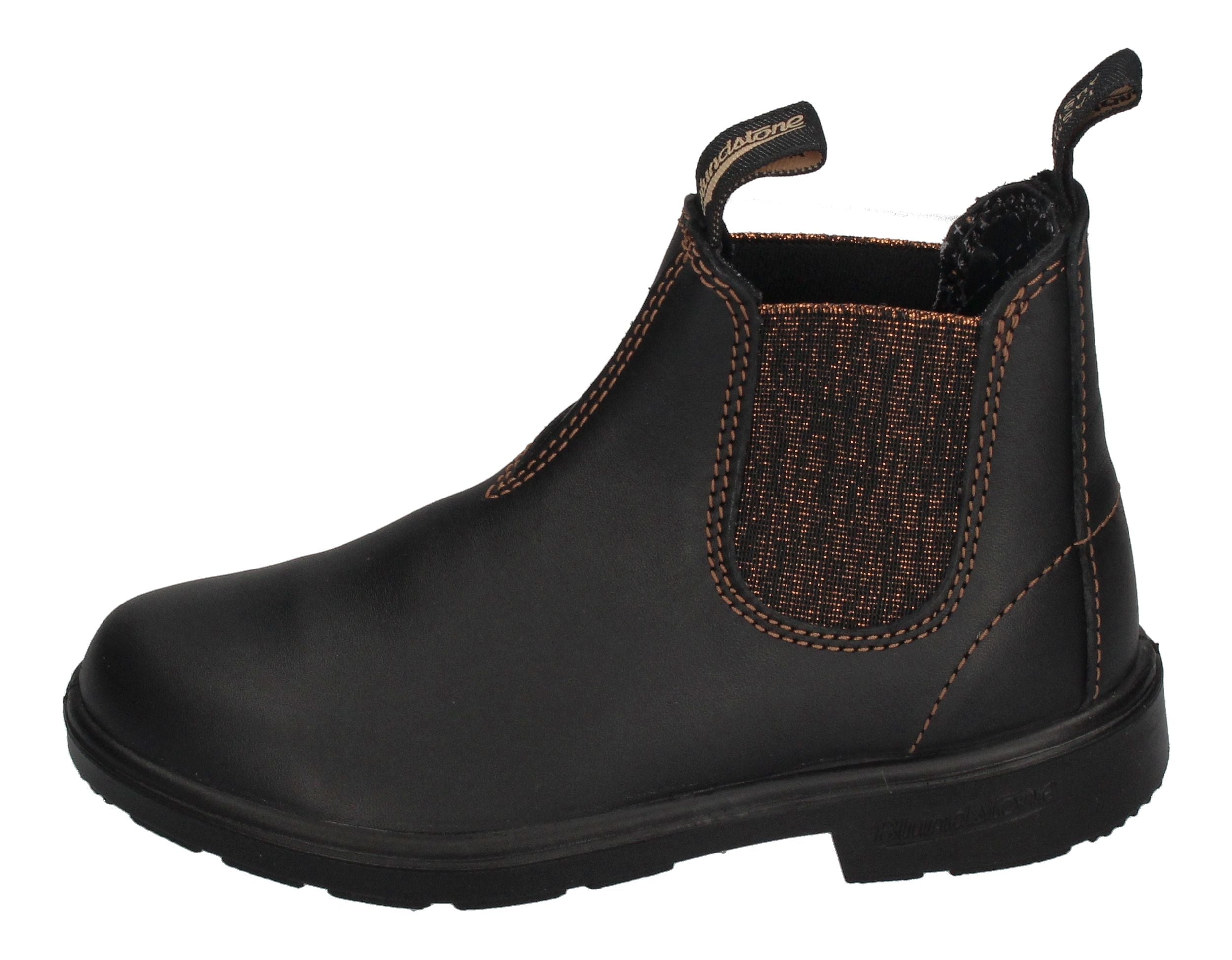 BLUNDSTONE Kinderschuhe Boots 1992 black bronze glitter-1