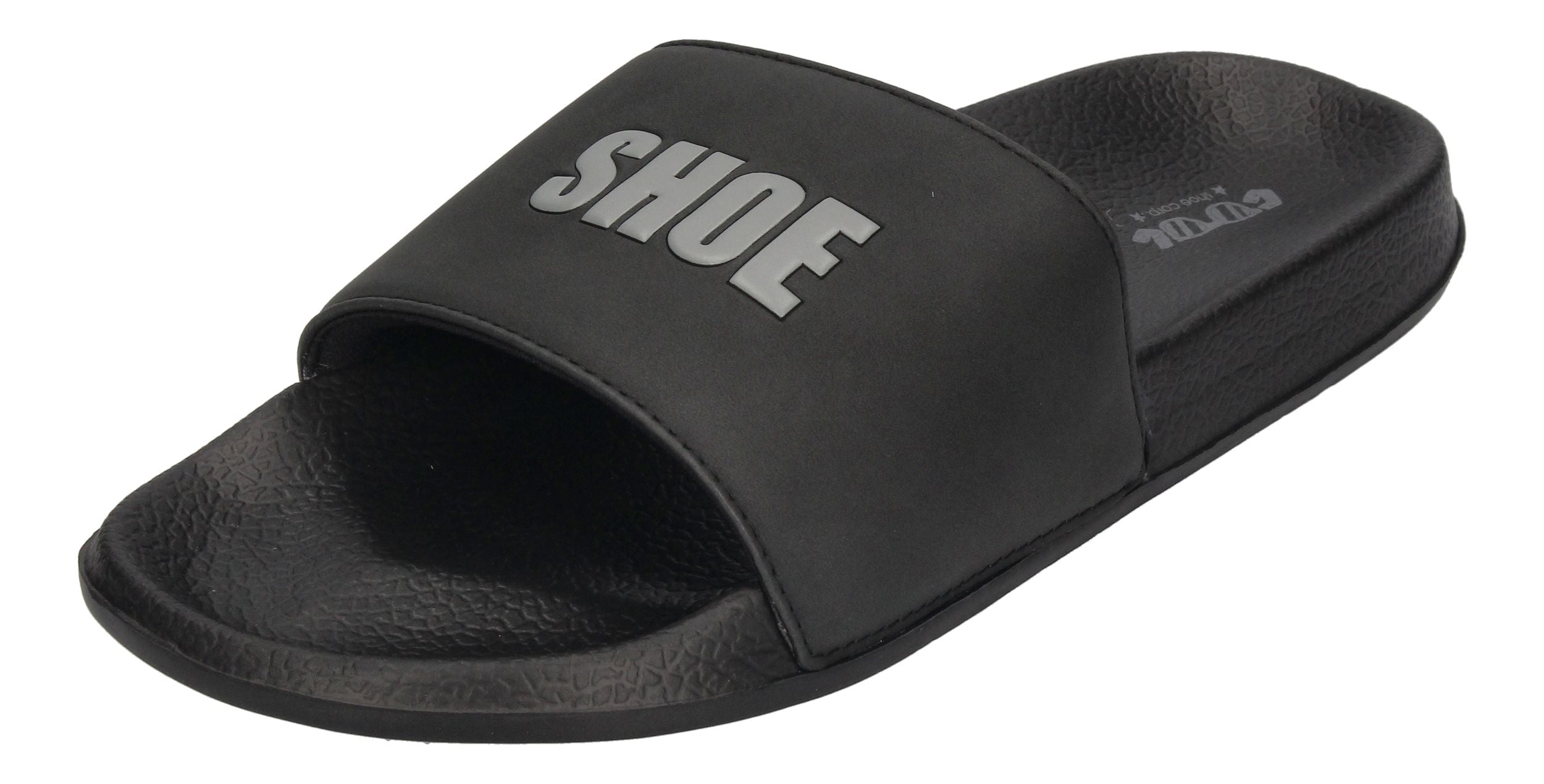 COOL SHOE Herrenschuhe Schlappe FLUX - black gray-0