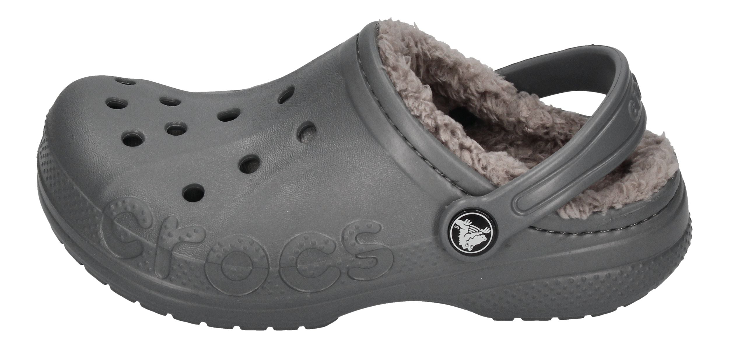 CROCS Kids - BAYA LINED CLOG KIDS charcoal-1