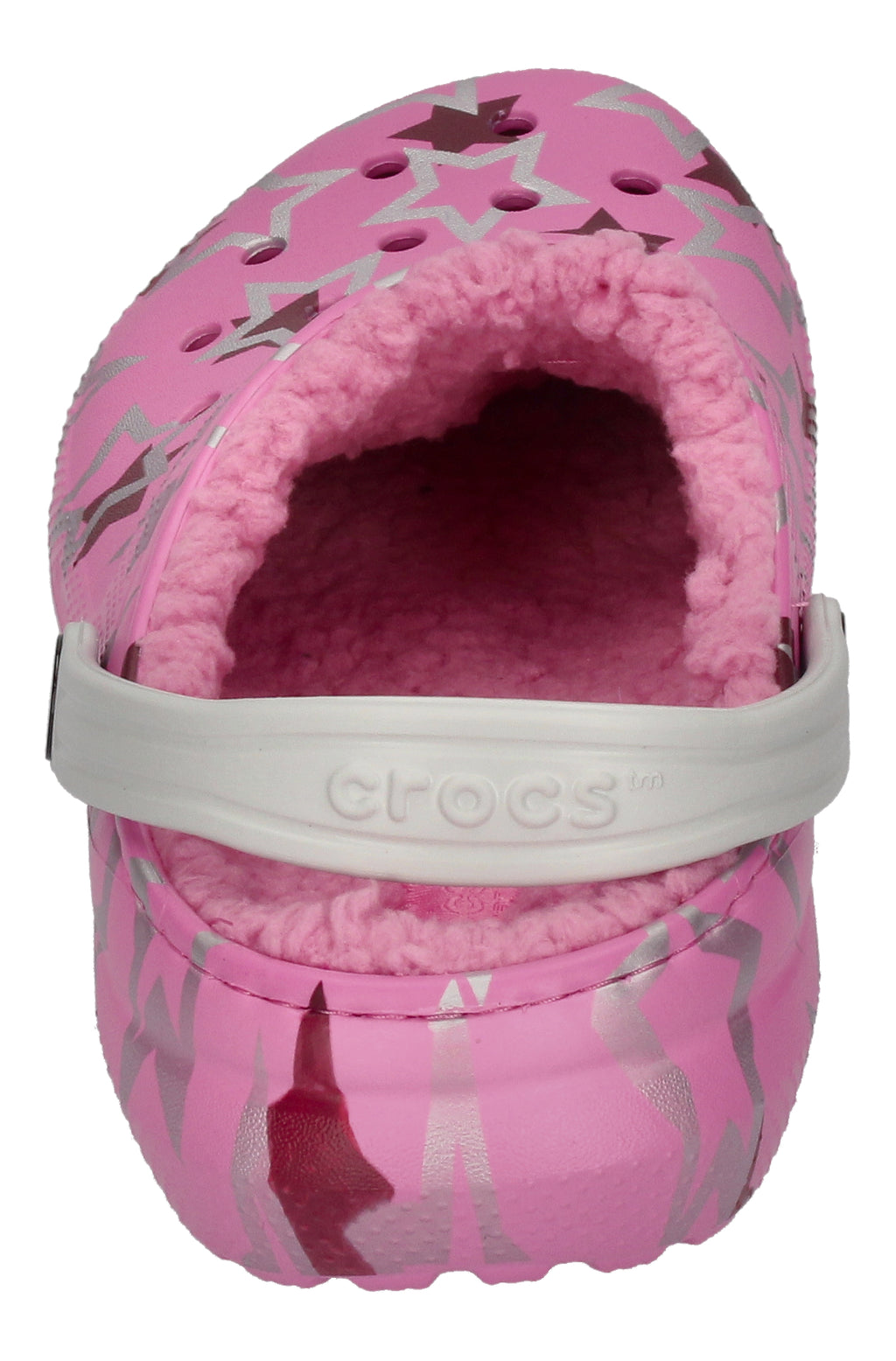 CROCS CLASSIC LINED DISCO DANCE PARTY CLOG KIDS taffy -4