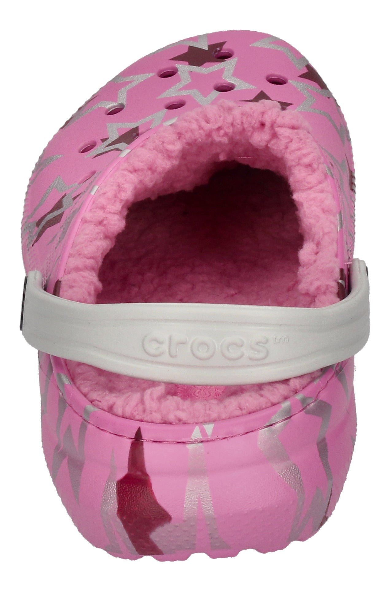 CROCS CLASSIC LINED DISCO DANCE PARTY CLOG KIDS taffy -4