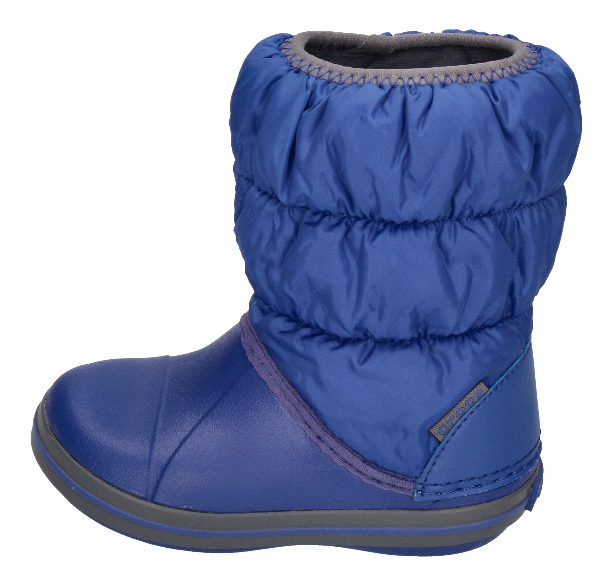 CROCS Kids - Stiefel WINTER PUFF BOOT - cerulean blue light grey-1