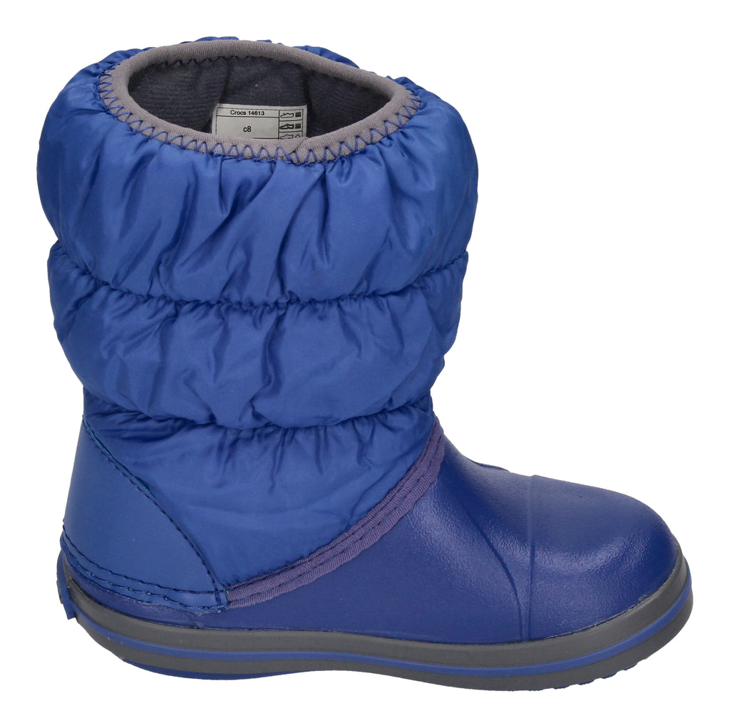 CROCS Kids - Stiefel WINTER PUFF BOOT - cerulean blue light grey-3
