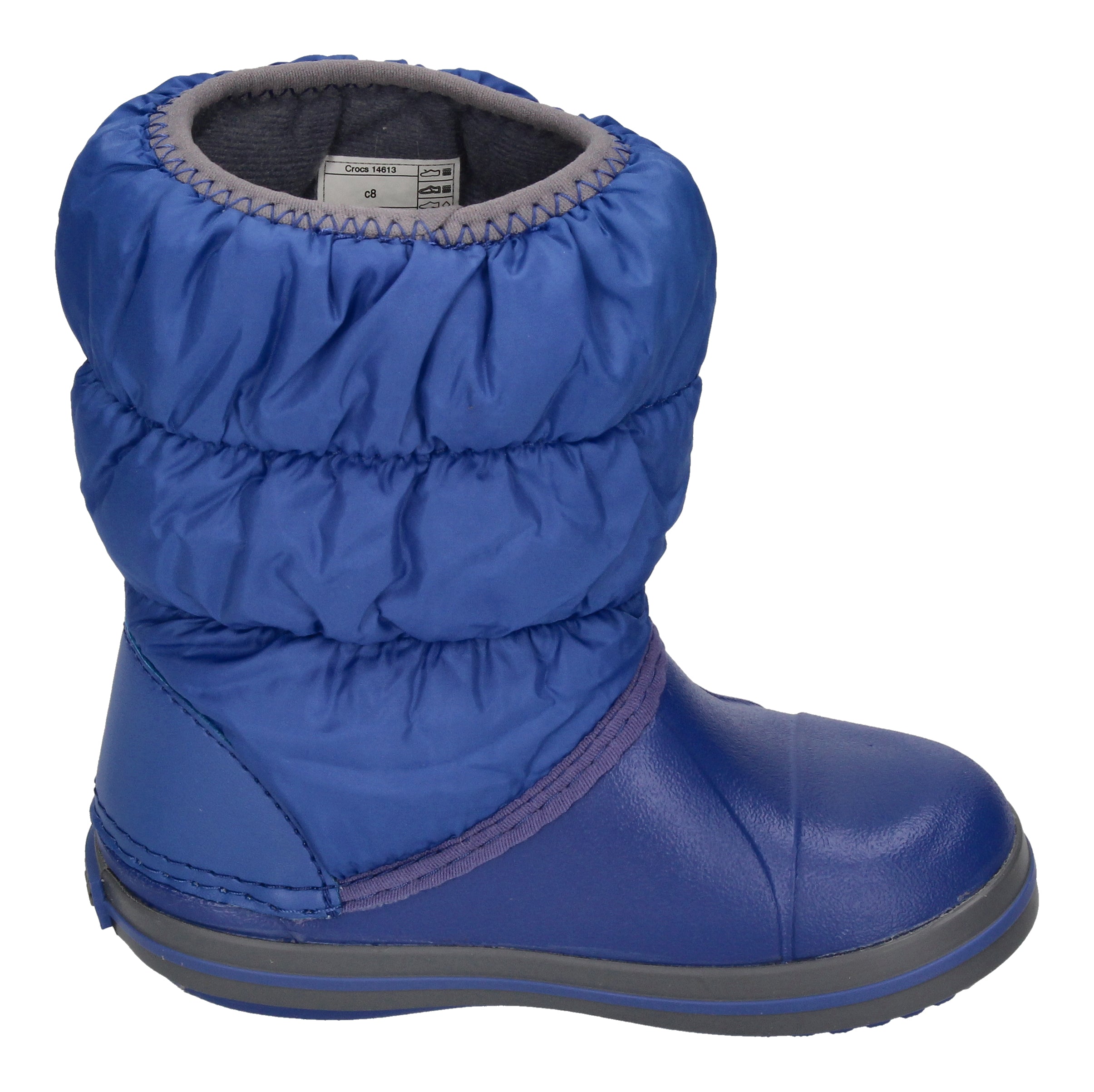 CROCS Kids - Stiefel WINTER PUFF BOOT - cerulean blue light grey-3