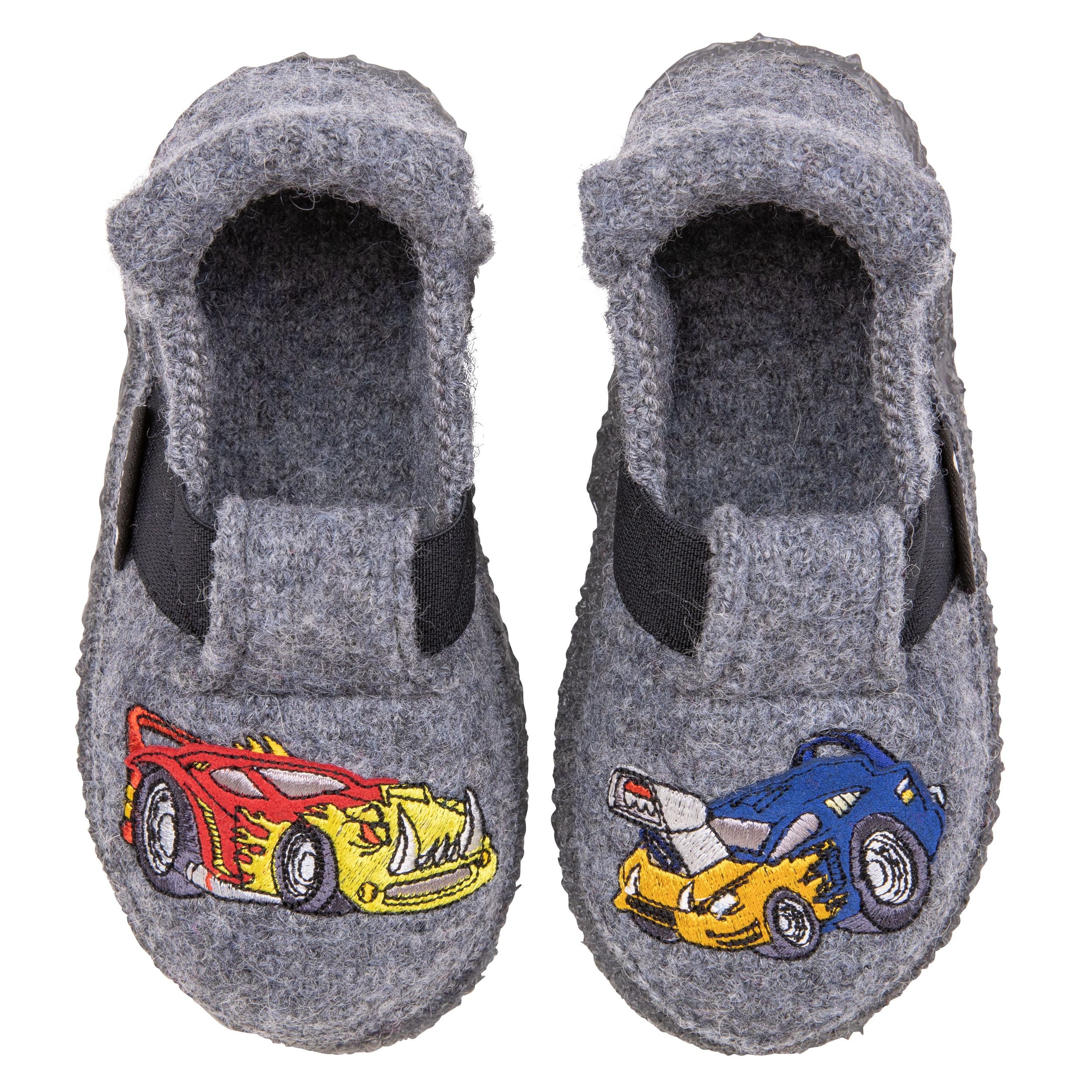 NANGA Kinderschuhe - Hausschuhe FIRE RACER - grau-6
