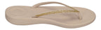 FITFLOP Zehentrenner IQUSHION SPARKLE R08 - stone beige