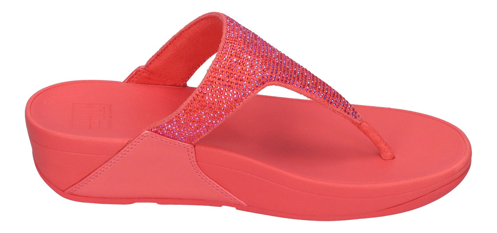 FITFLOP Zehentrenner LULU CRYSTAL TOE POST EC5 rosy coral
