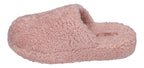 FITFLOP - iQUSHION D-LUXE PADDED TEDDY SLIPPER - dusty pink