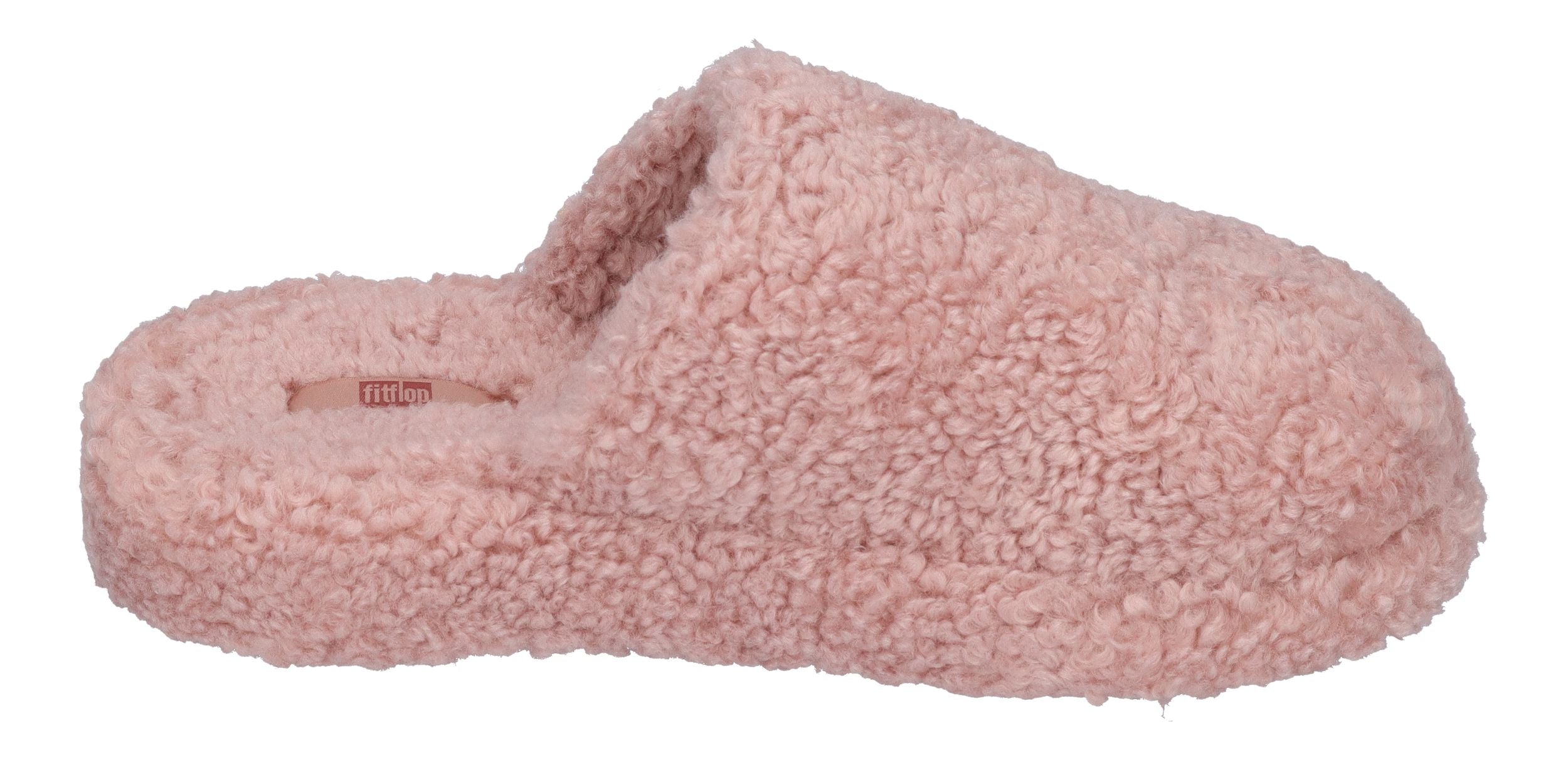 FITFLOP - iQUSHION D-LUXE PADDED TEDDY SLIPPER - dusty pink