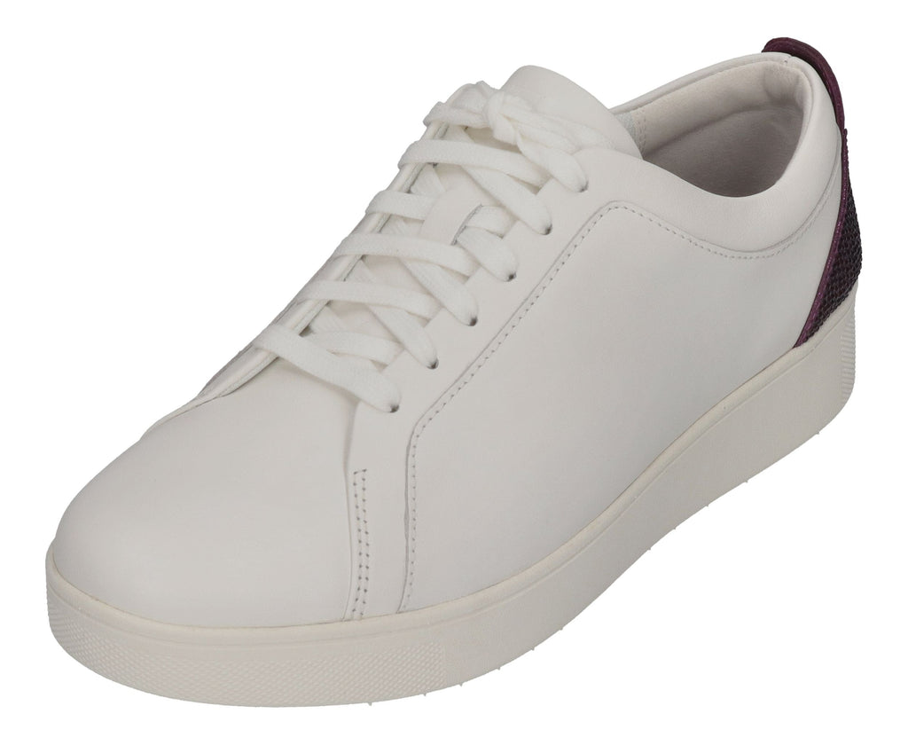 FITFLOP Sneakers RALLY CRYSTAL BACKTAB - white mauve