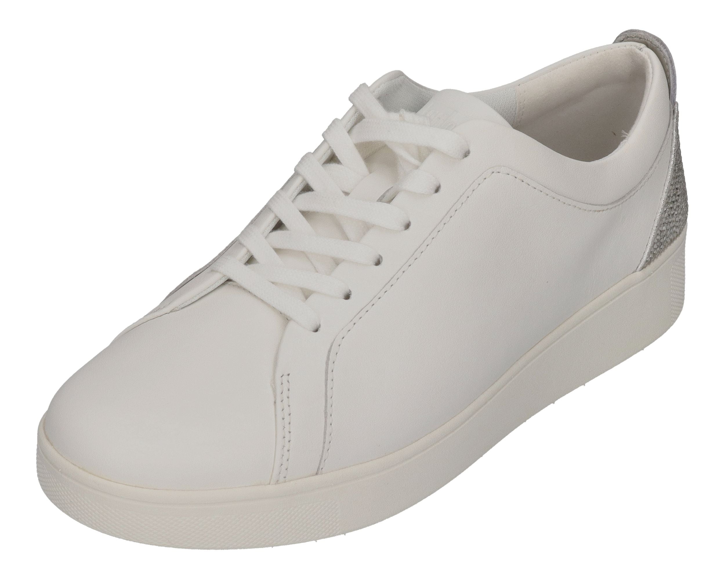 FITFLOP Sneakers RALLY CRYSTAL BACKTAB - white silver