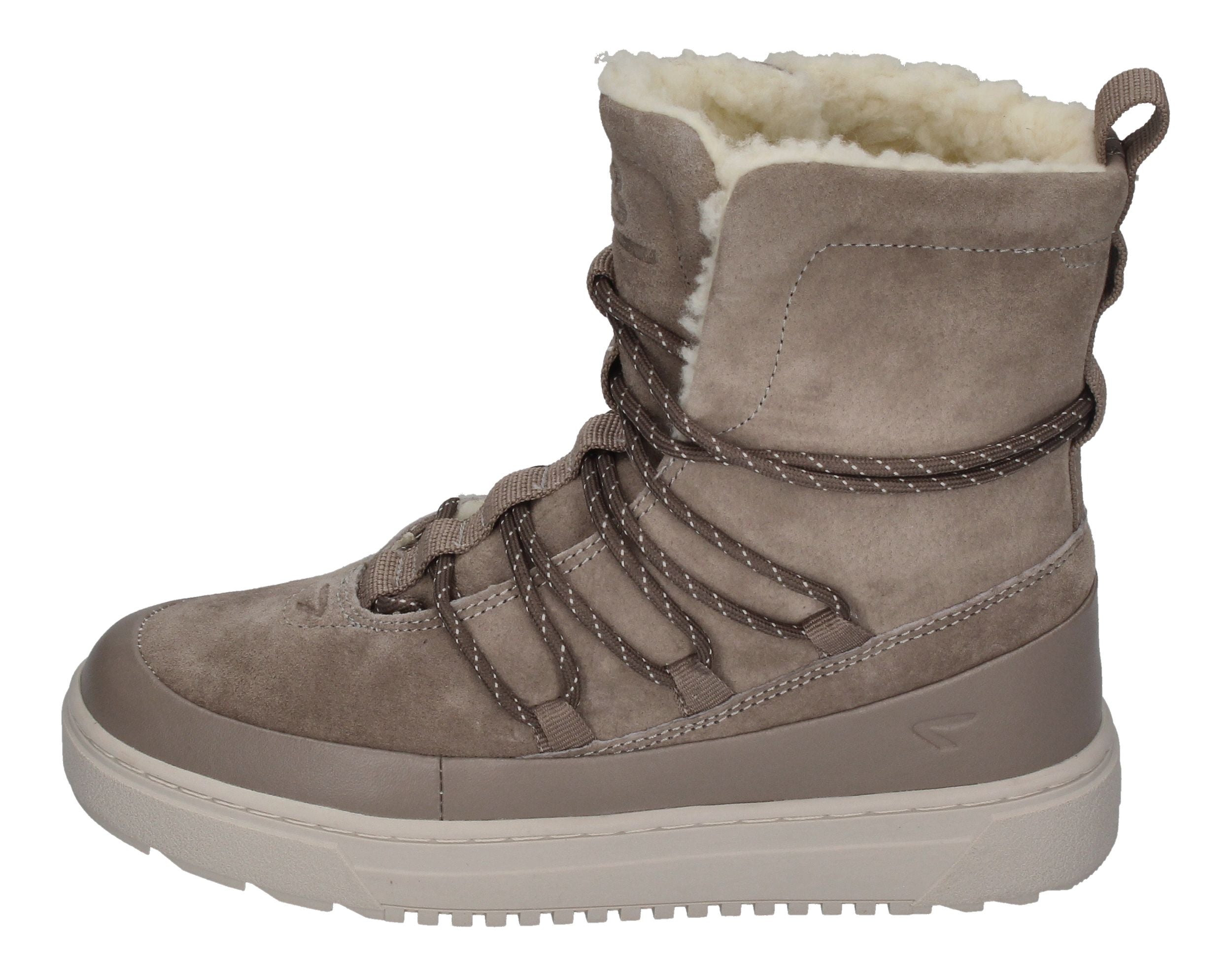 HUB FOOTWEAR Damen Booties LUNA N39 dark taupe bone-1