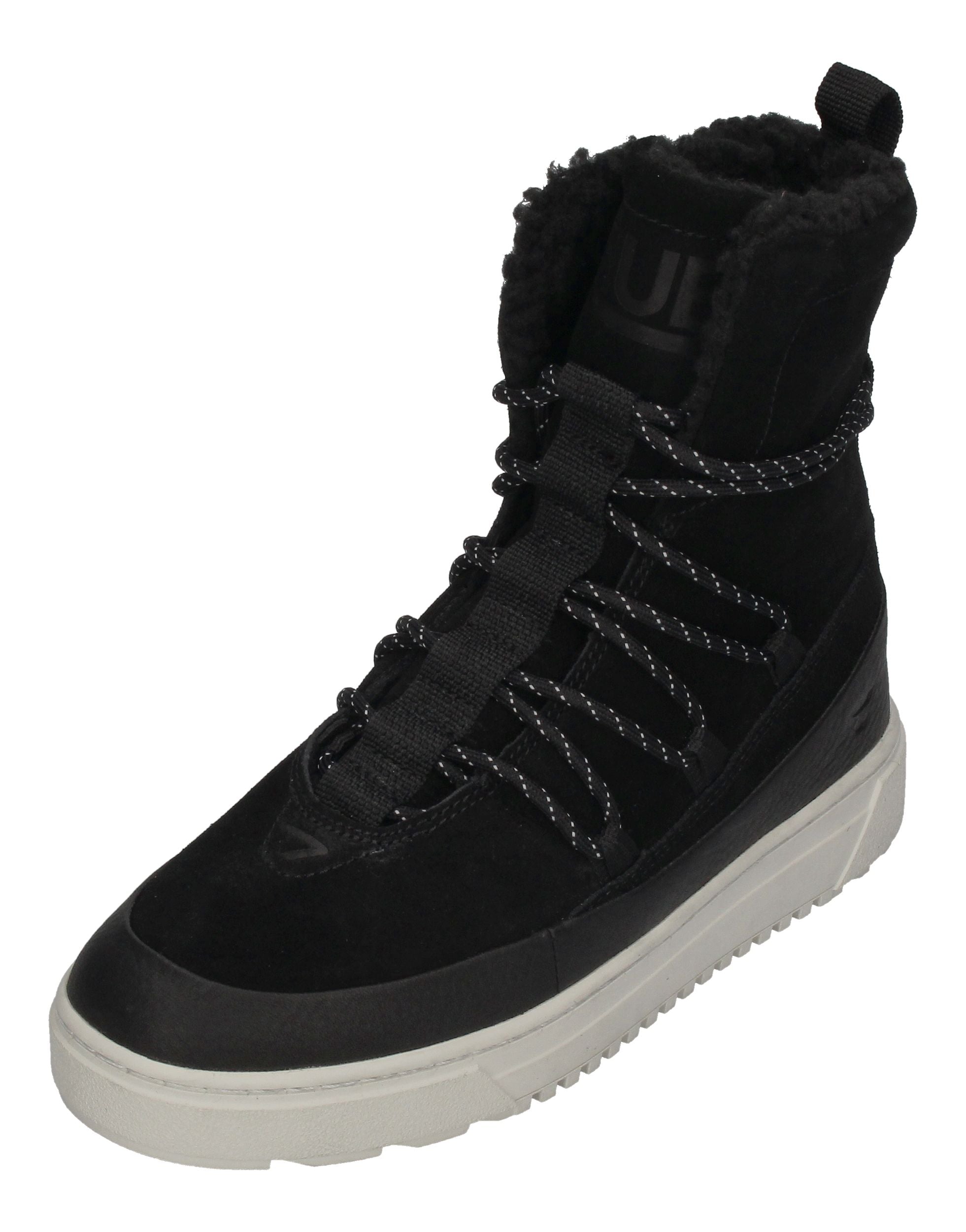 HUB FOOTWEAR Damen Booties LUNA S49 black off white-0