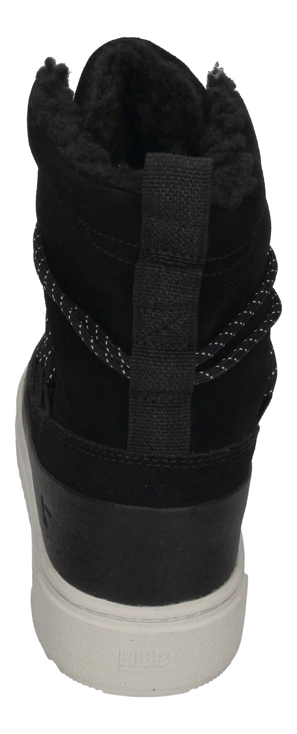 HUB FOOTWEAR Damen Booties LUNA S49 black off white-4