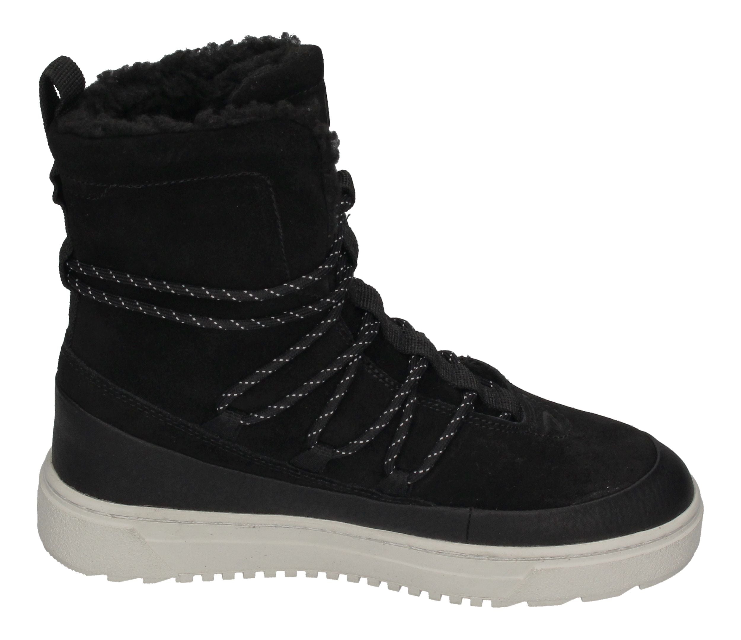 HUB FOOTWEAR Damen Booties LUNA S49 black off white-3