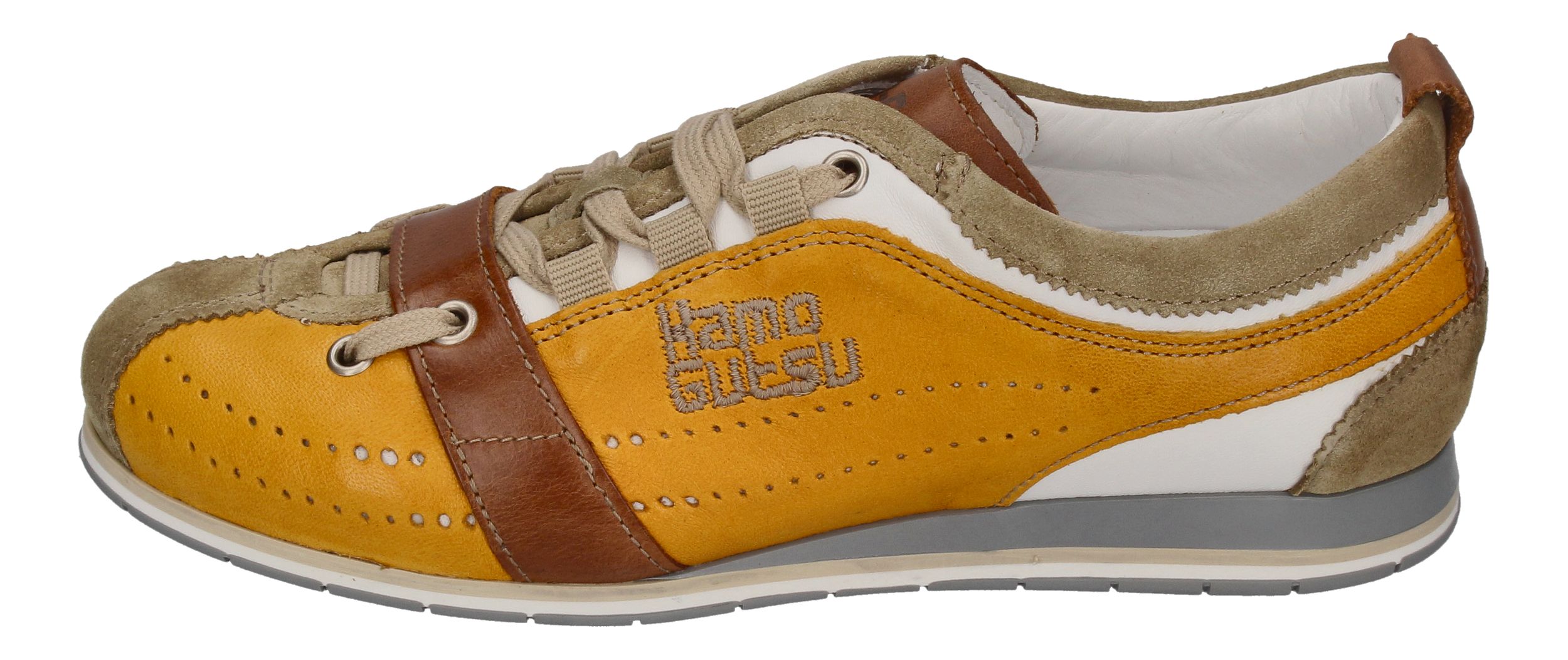 KAMO-GUTSU Damenschuhe - Sneakers TIFA 002 - kaki ocra-1