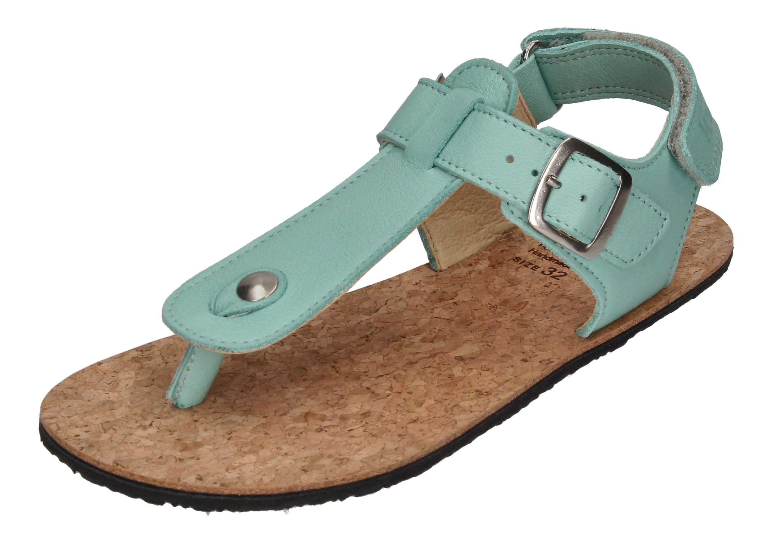 KOEL Barefoot - Kinder Sandalen - ABRIANA NAPPA aqua-0