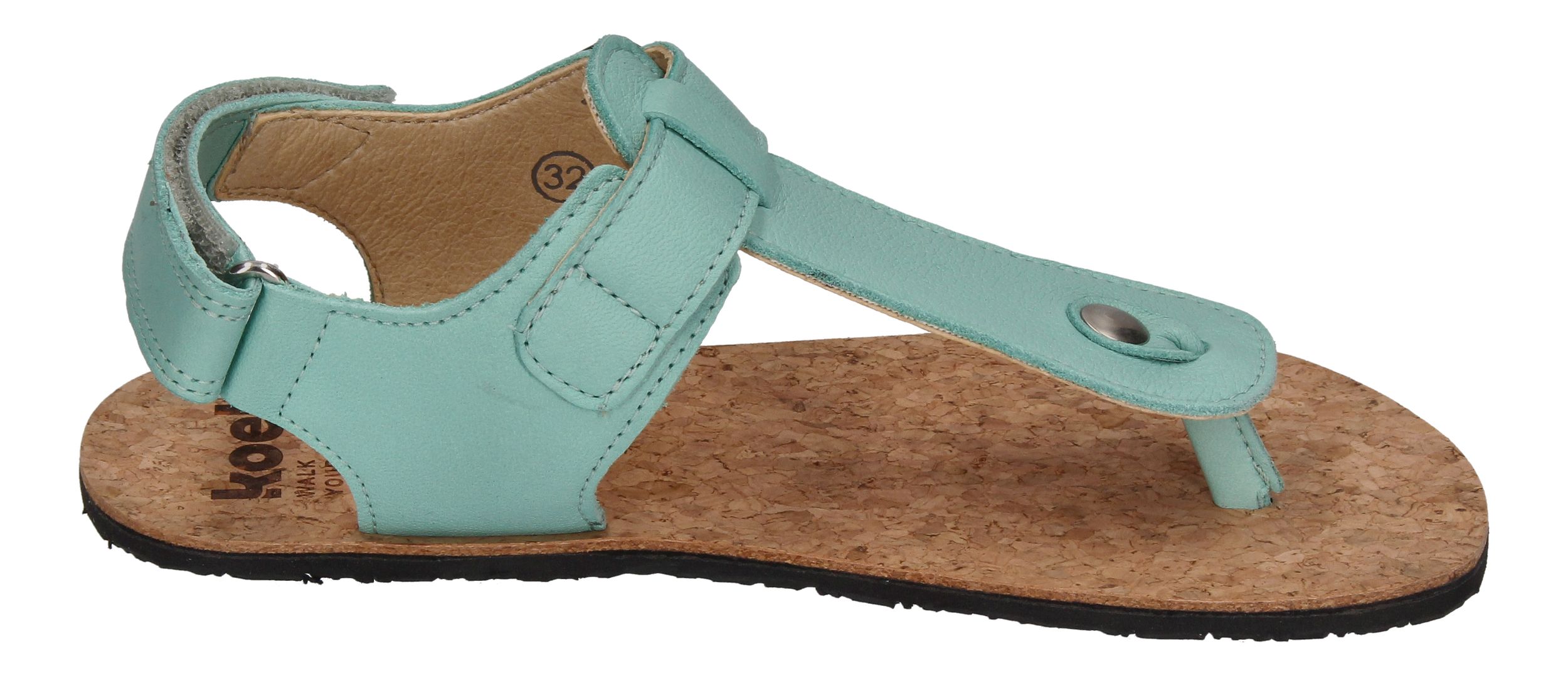 KOEL Barefoot - Kinder Sandalen - ABRIANA NAPPA aqua-3