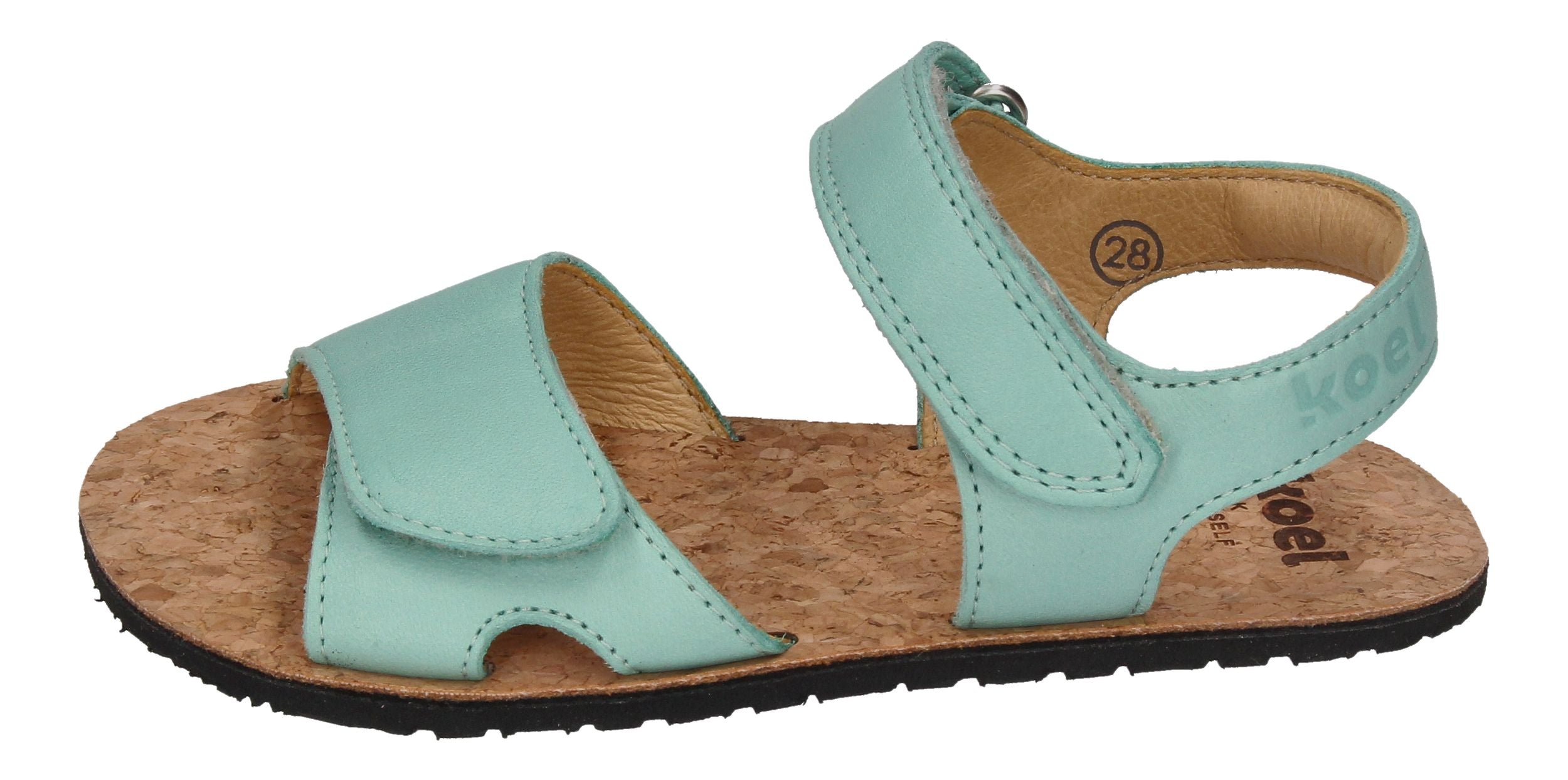 KOEL Barefoot Kinderschuhe - Sandalen ASHLEY - aqua-1