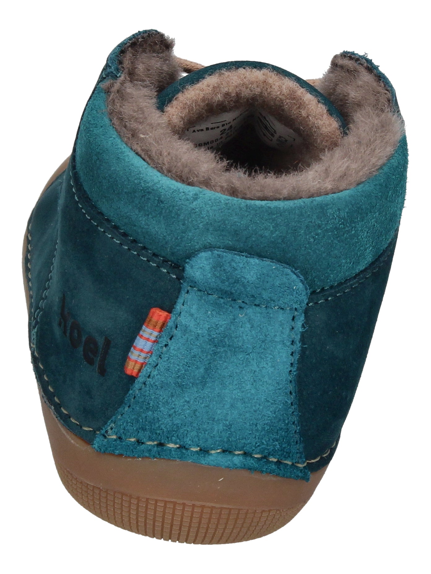 KOEL Barefoot Lauflernschuhe - AVA BIO NUBUK LAMBSWOOL turquoise-4