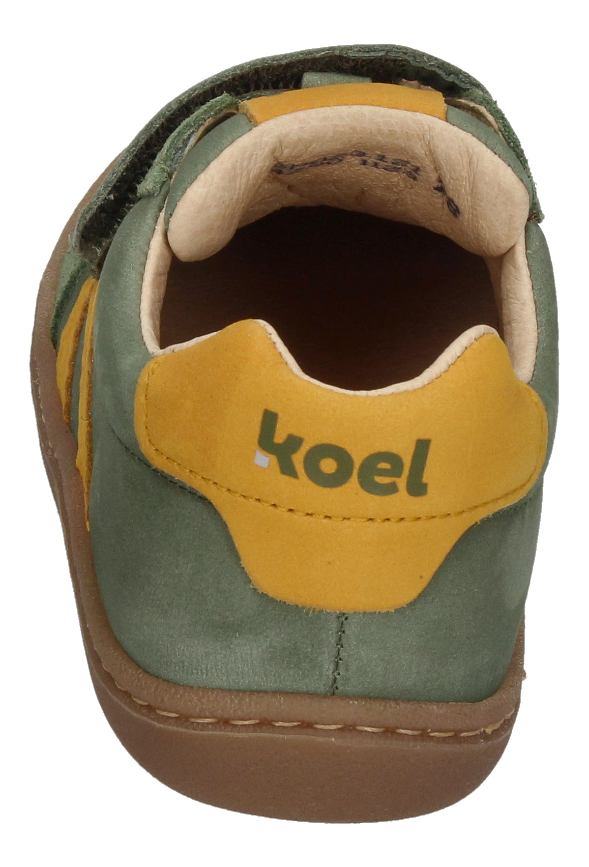 KOEL Barefoot Kinderschuhe Sneakers BANI LEATHER olive