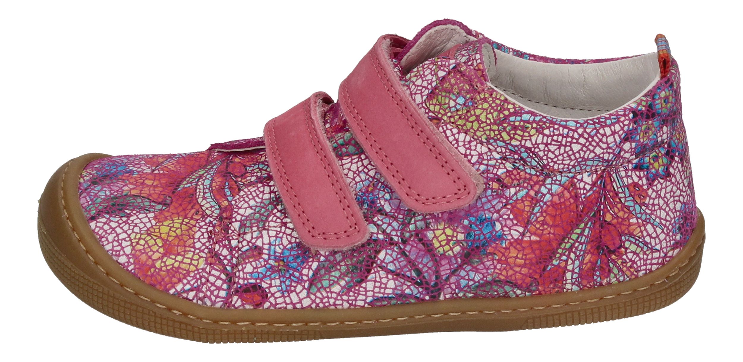 KOEL Barefoot Kinderschuhe DANNY FANTASY 07 fuchsia flowers-1